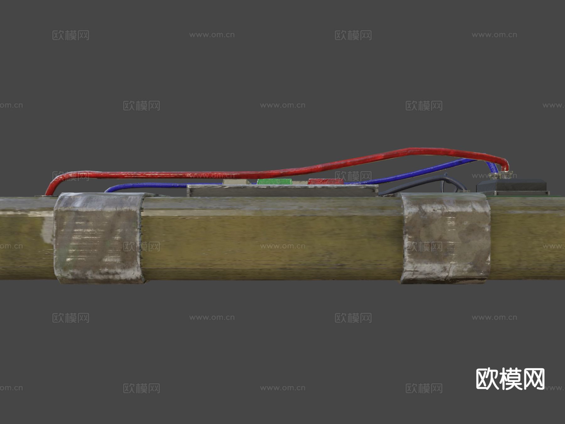 C4炸弹 武器su模型下载（渲染图6）