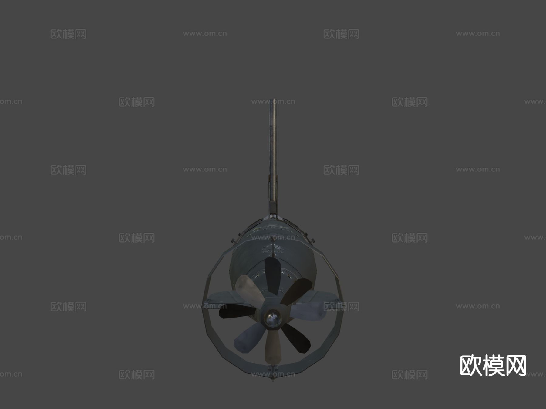MARK13-2 US鱼雷 发射器 武器su模型下载（渲染图4）