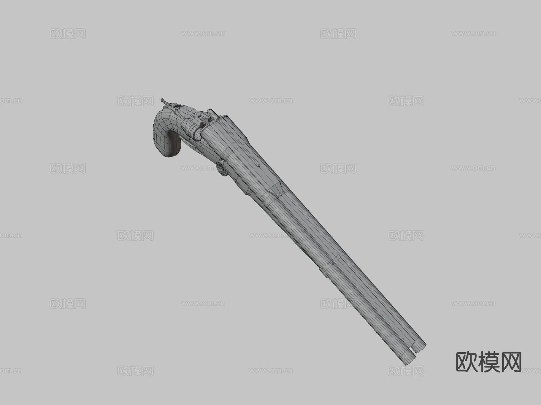 超级霰弹枪 枪支 枪械su模型下载（渲染图3）