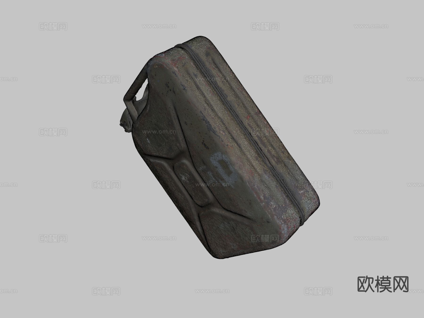汽油罐 油桶su模型下载（渲染图1）