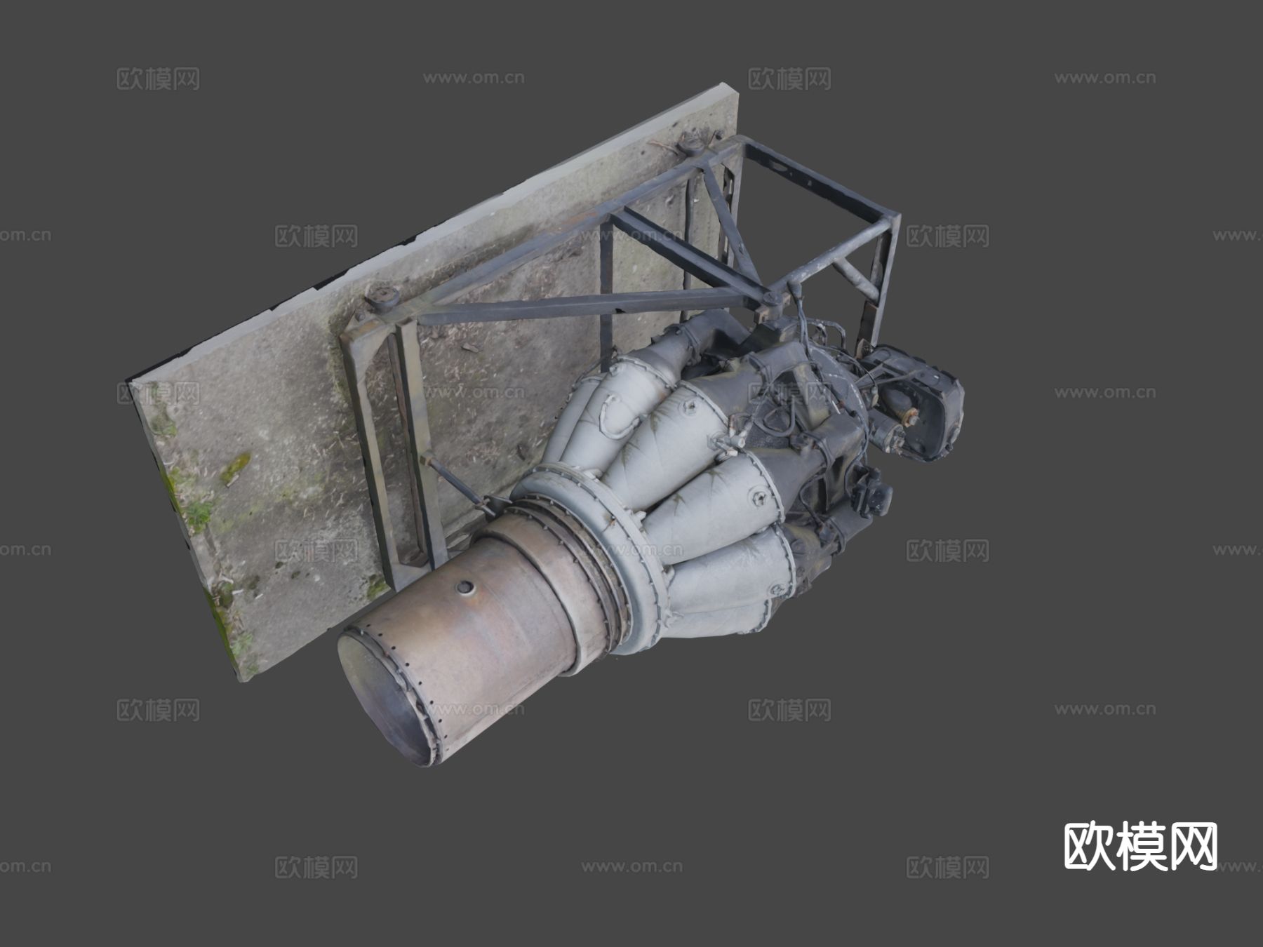 喷气引擎su模型下载（渲染图5）