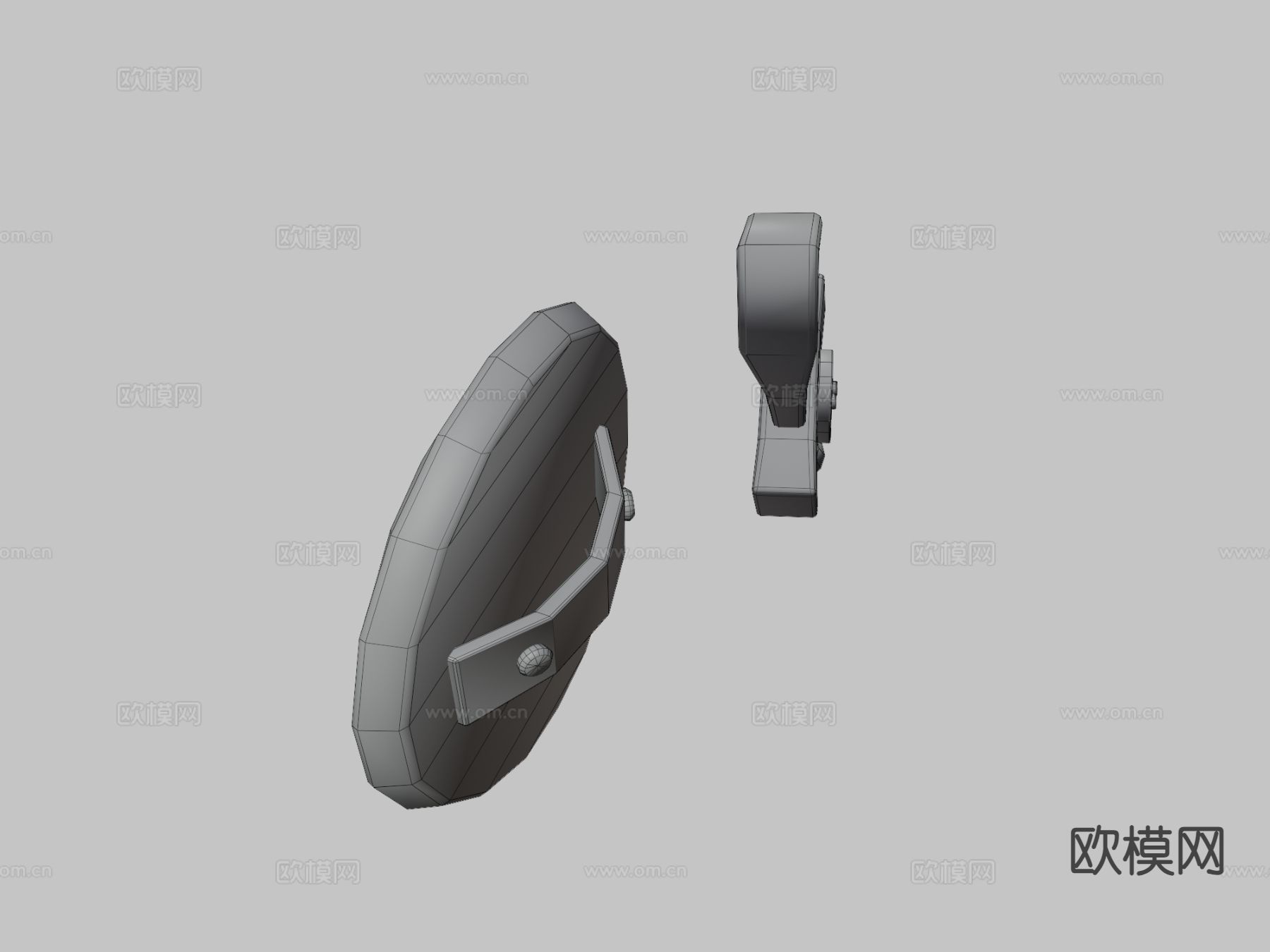剑和盾su模型下载（渲染图3）