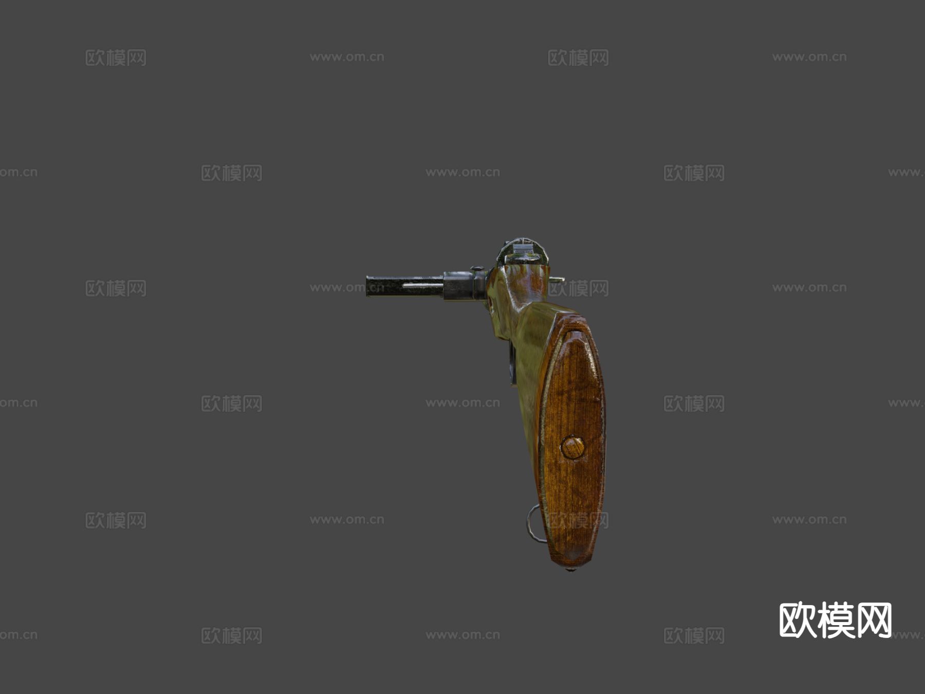 德国冲锋枪 枪支 枪械su模型下载（渲染图7）