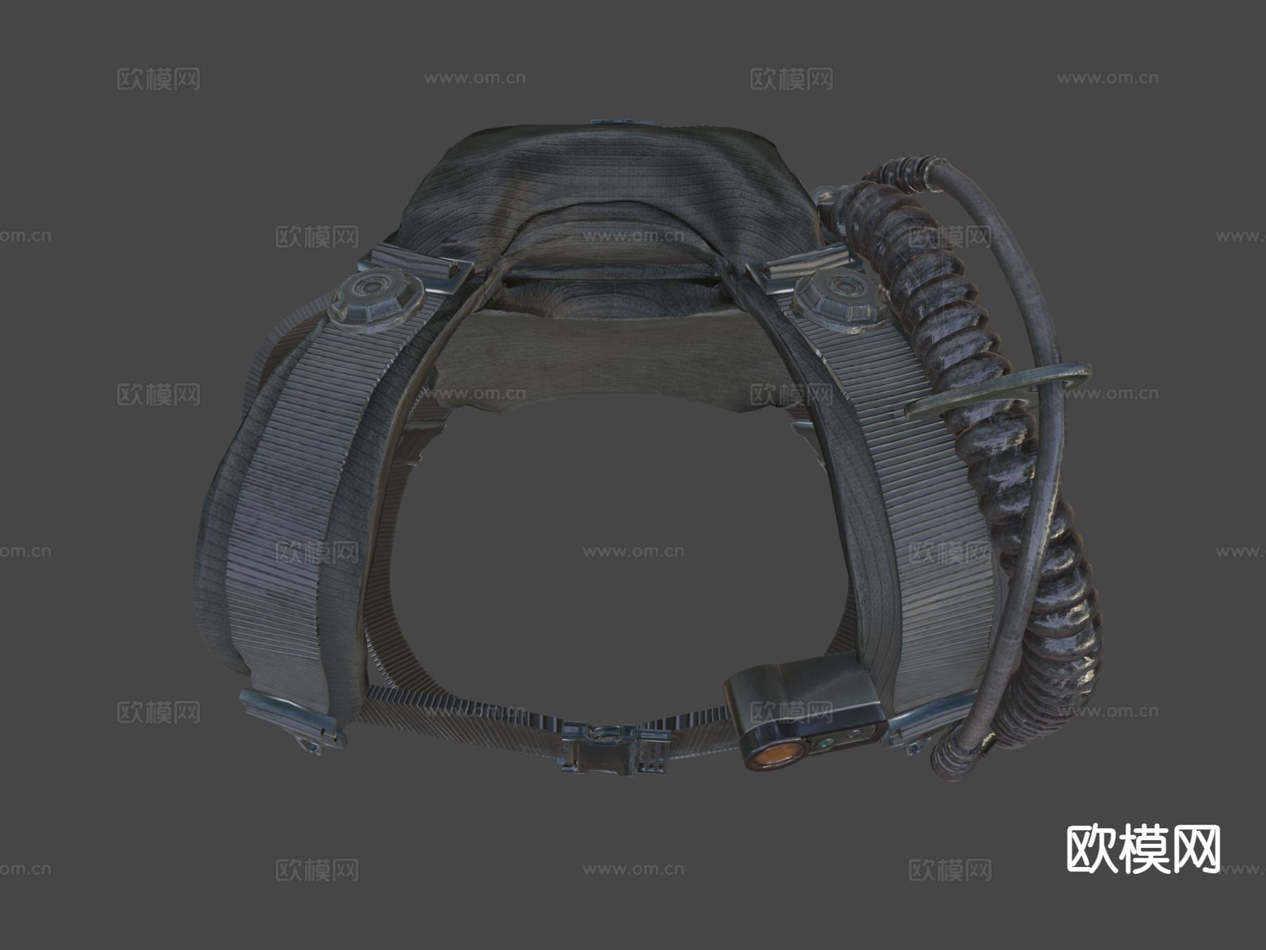 战术防弹作战背包su模型下载（渲染图6）