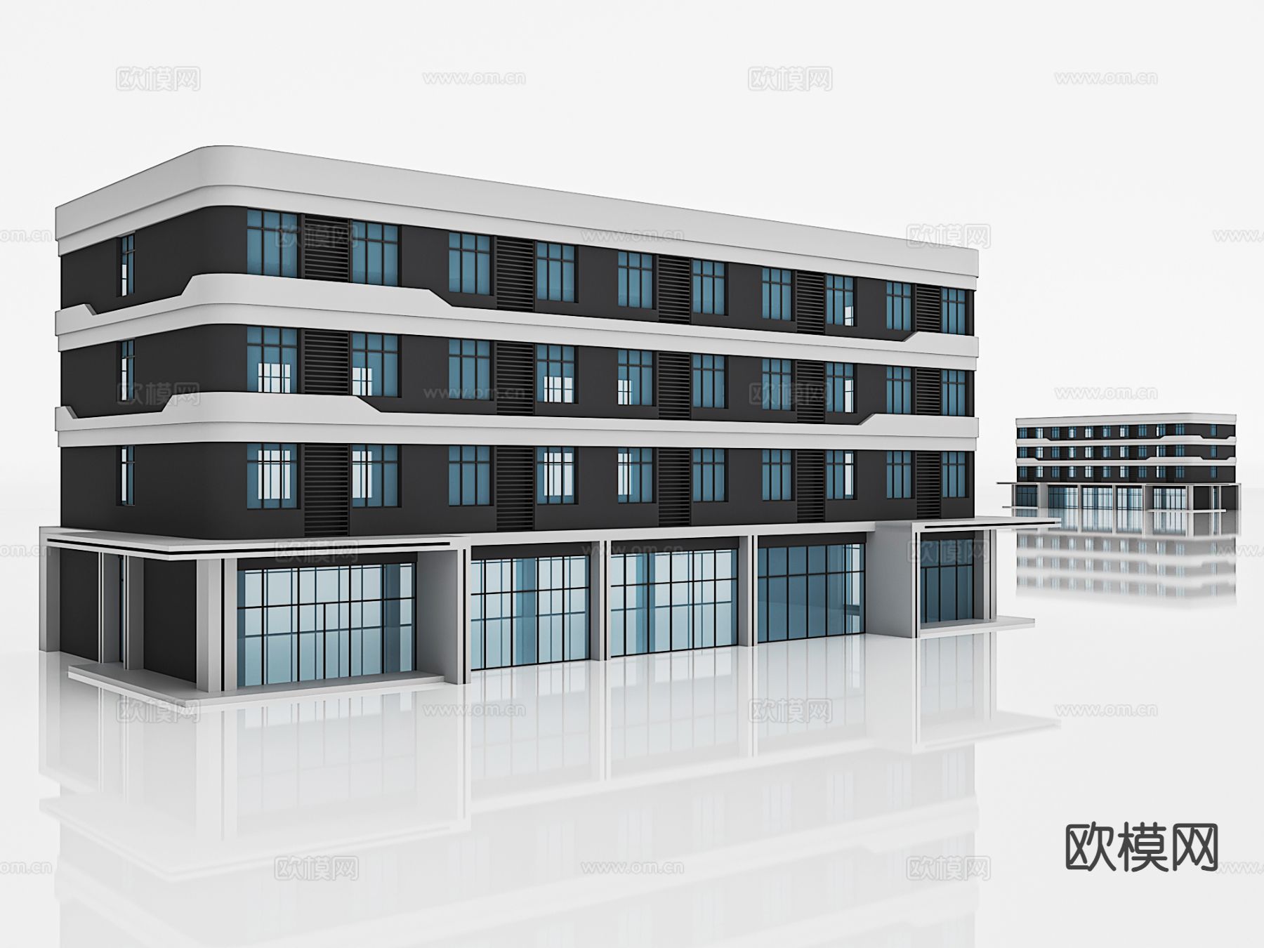 办公楼 商业楼 住宅楼 商品楼 单体建筑3d模型