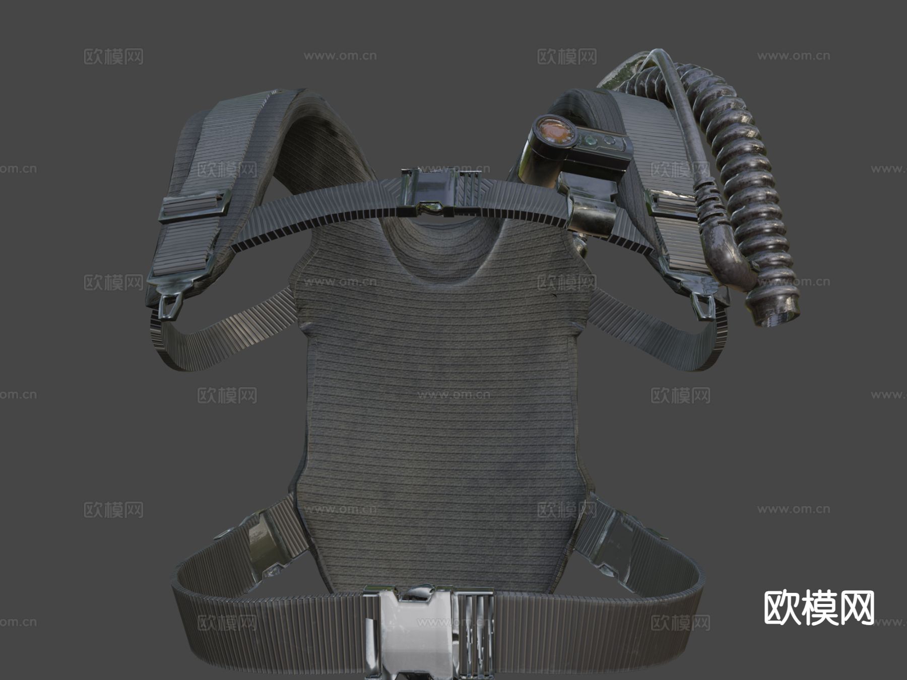 战术防弹作战背包su模型下载（渲染图5）