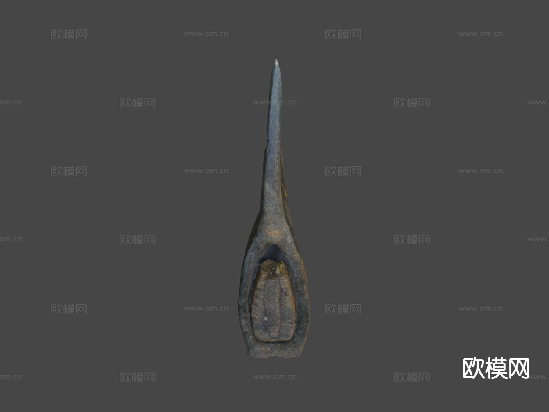 老苏联斧头su模型下载（渲染图6）