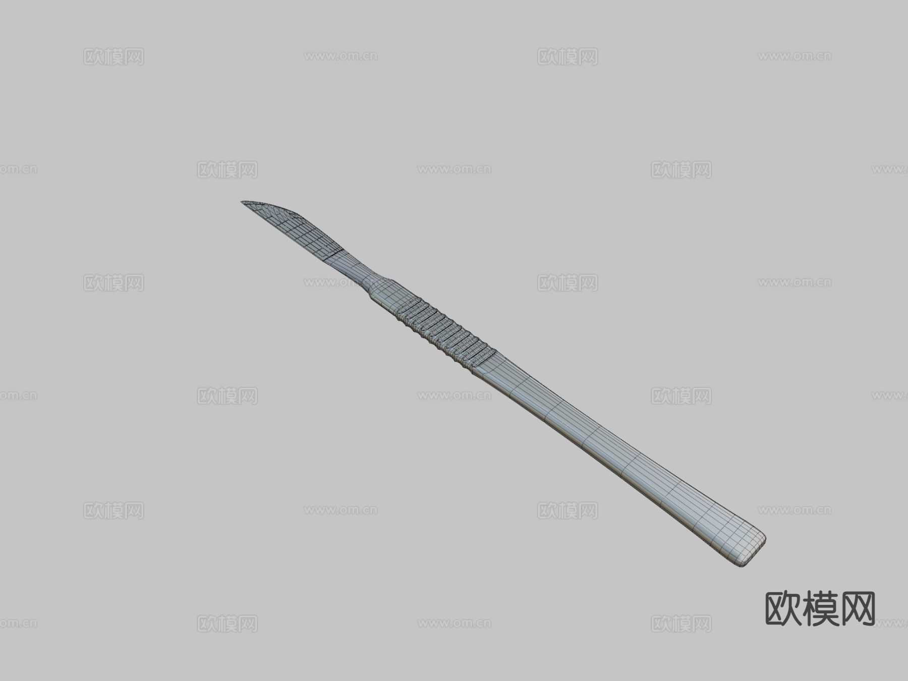 医疗器材 手术刀su模型下载（渲染图3）