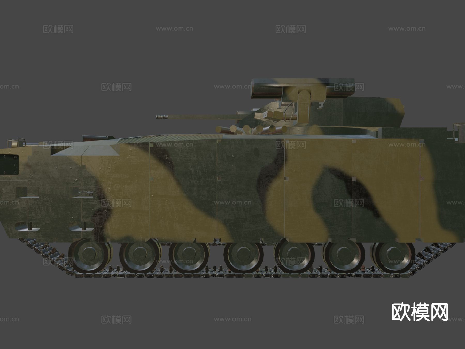 库尔加内茨坦克su模型下载（渲染图6）