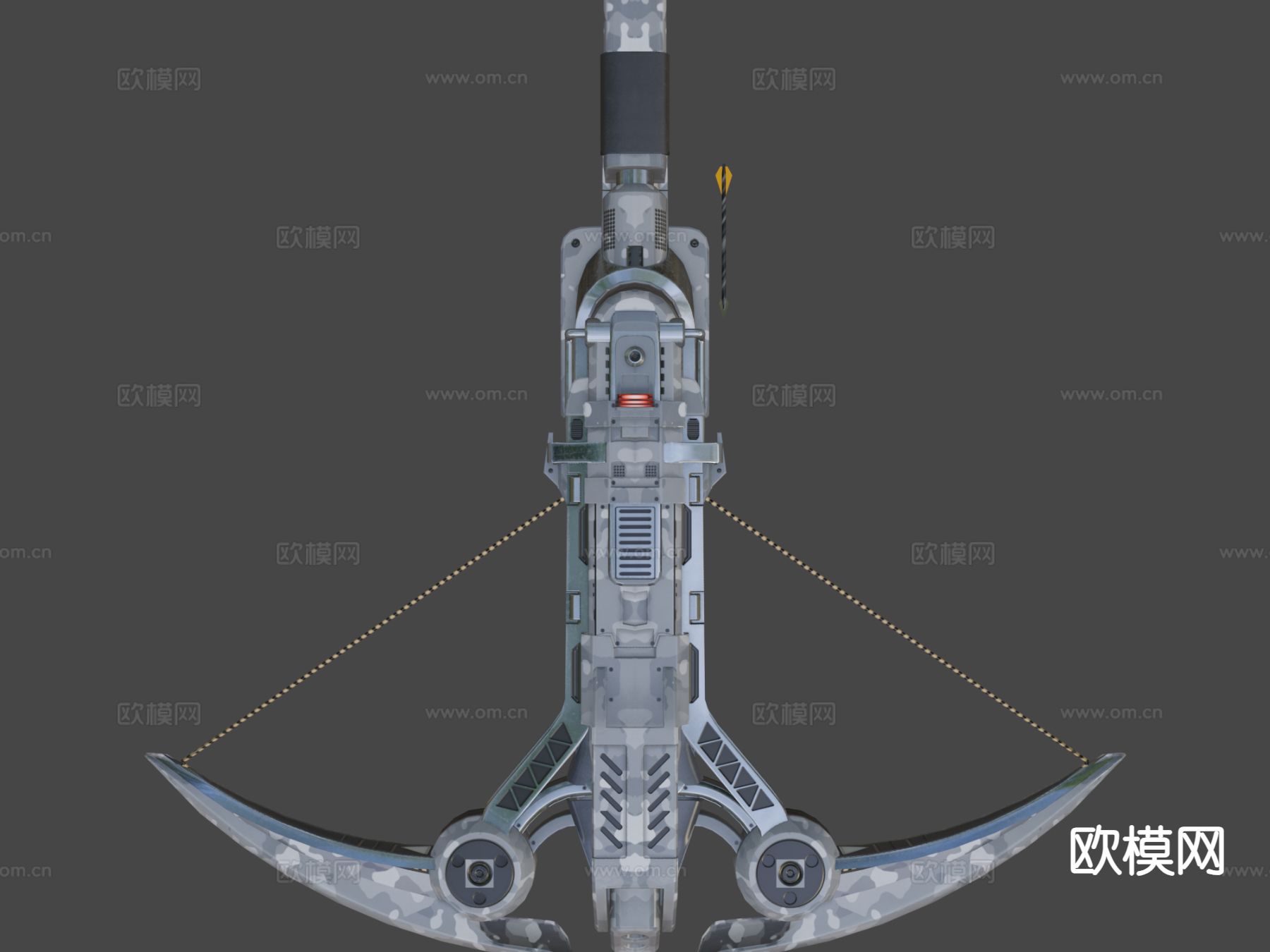 磁弓su模型下载（渲染图3）