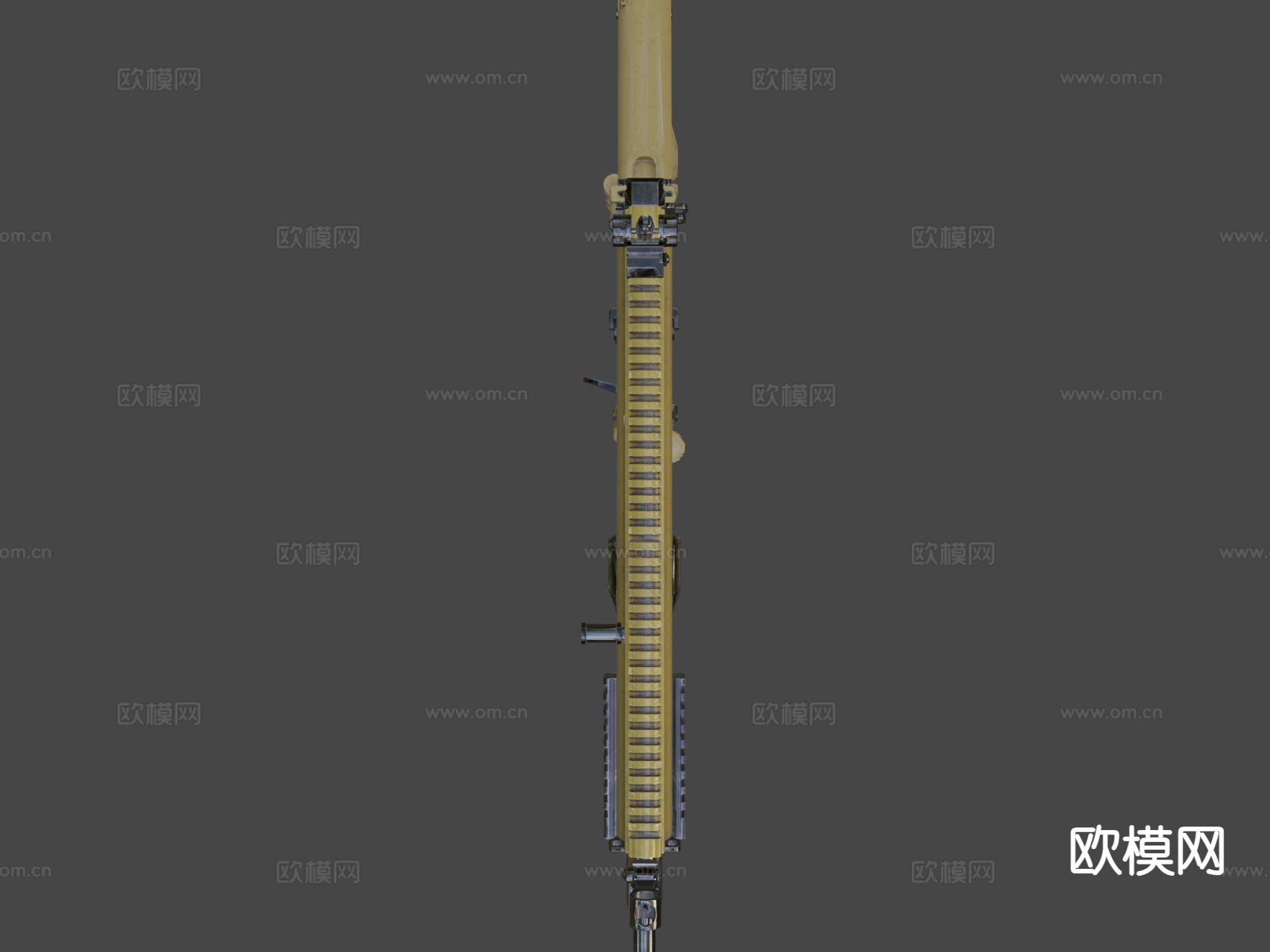 自动步枪 枪支 枪械su模型下载（渲染图5）