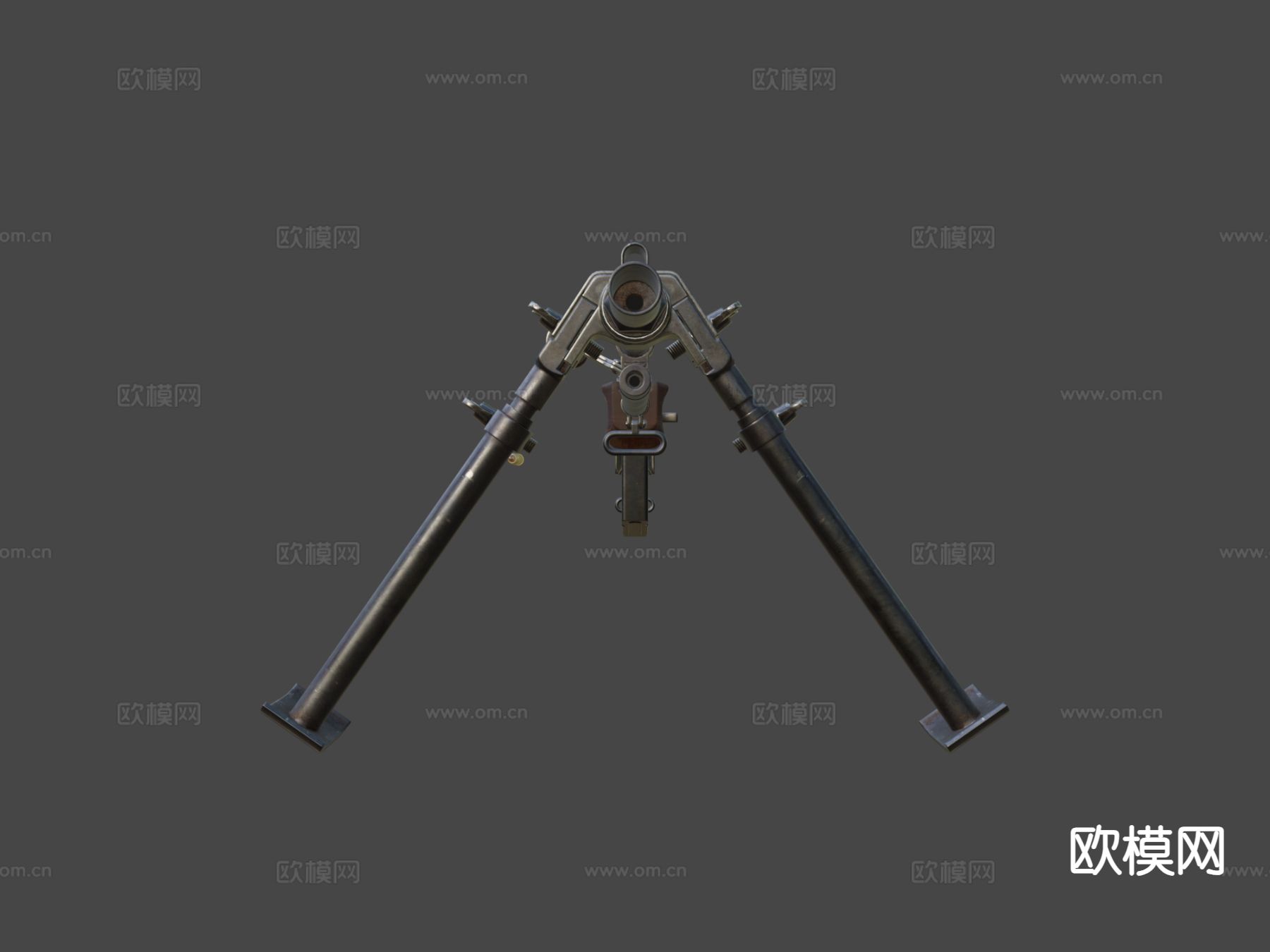 轻机枪 枪支 枪械su模型下载（渲染图4）