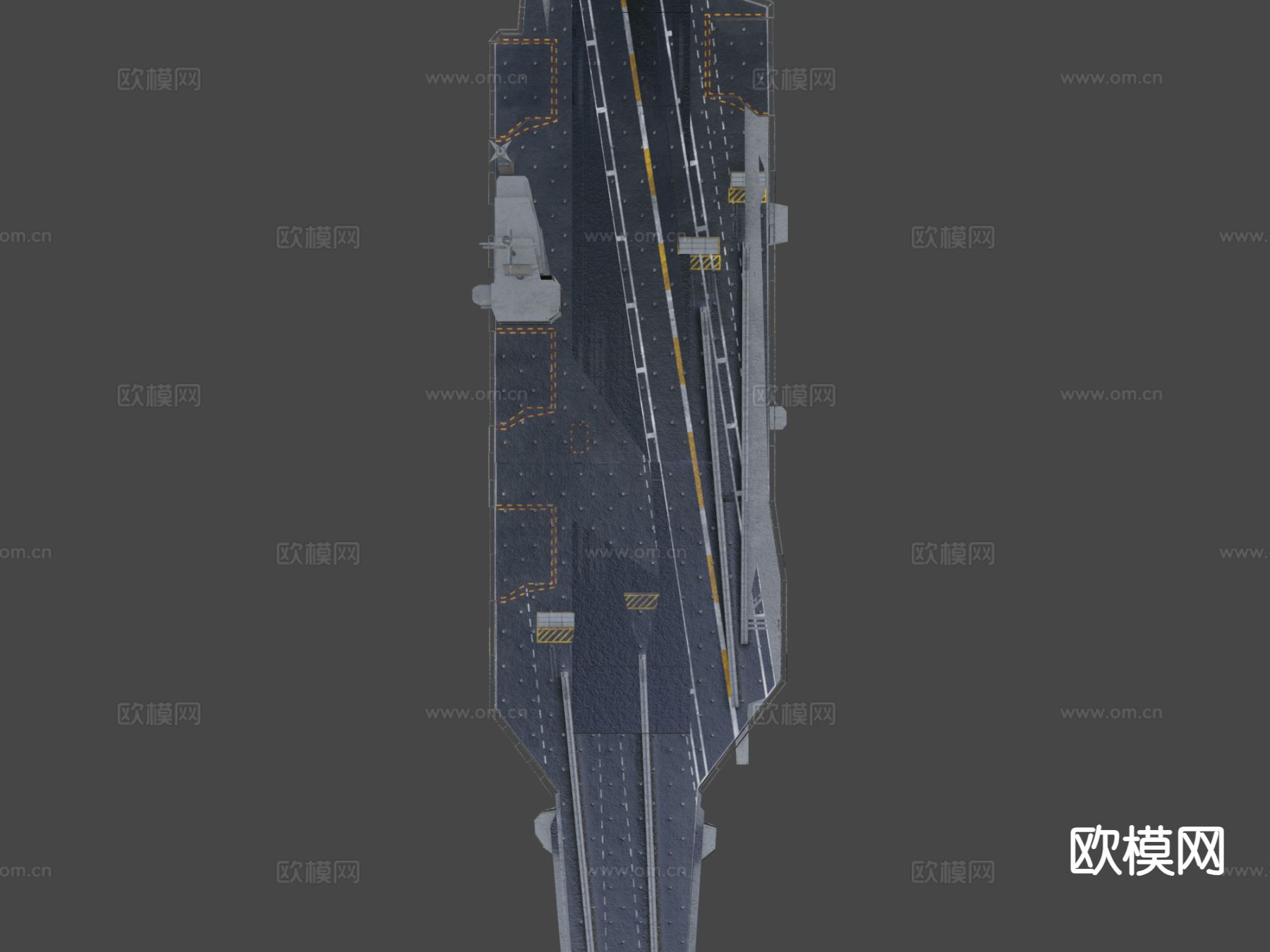 尼米兹航空母舰su模型下载（渲染图7）