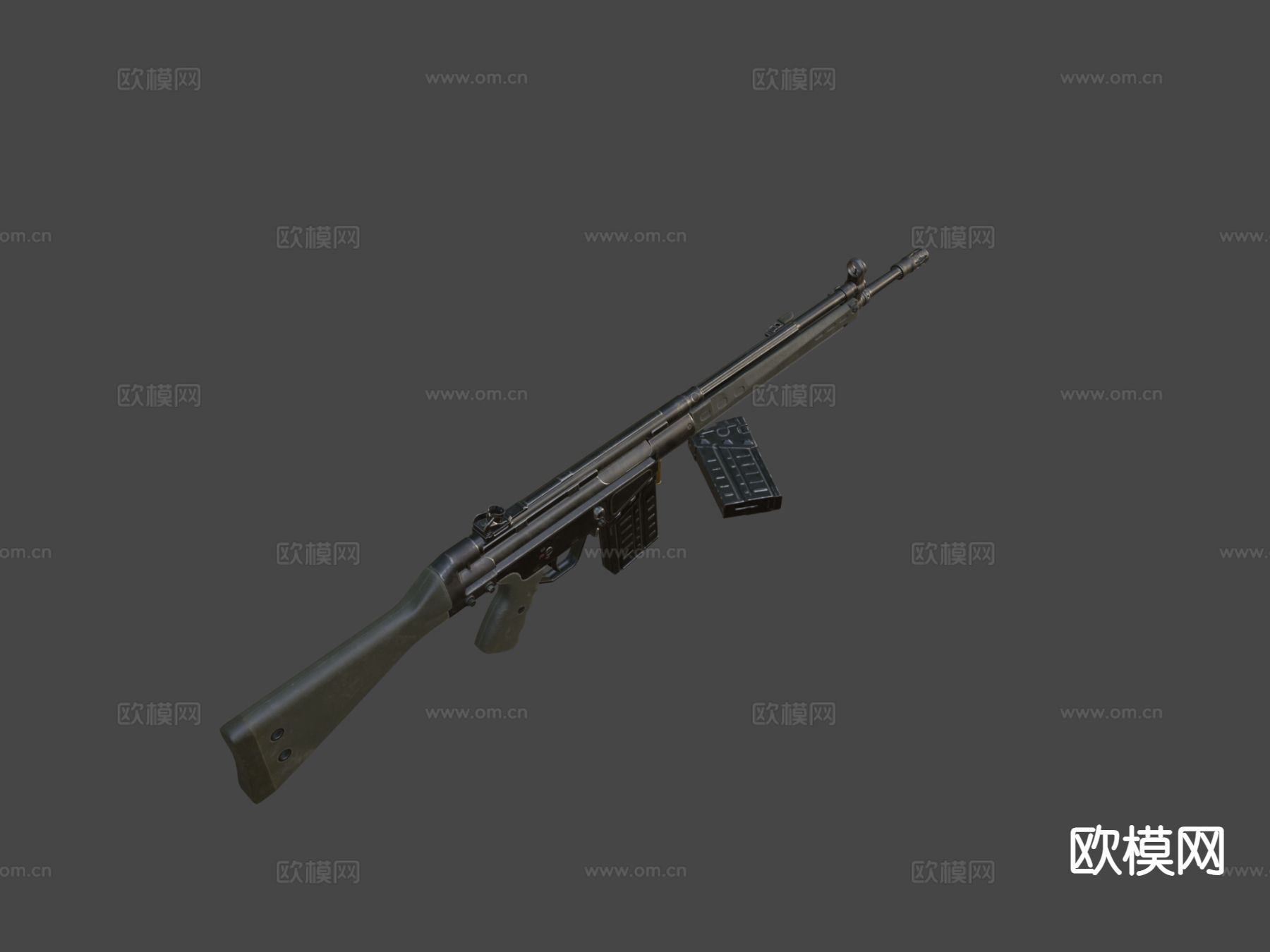 G3A3步枪su模型下载（渲染图5）