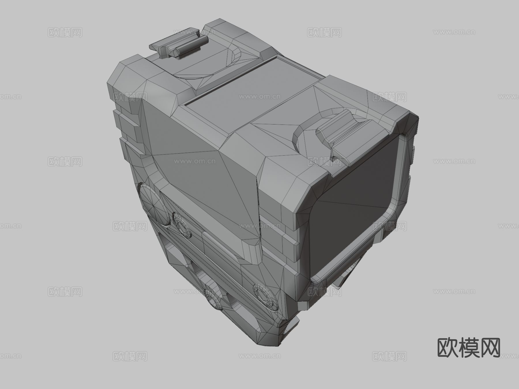 红点瞄准镜su模型下载（渲染图3）