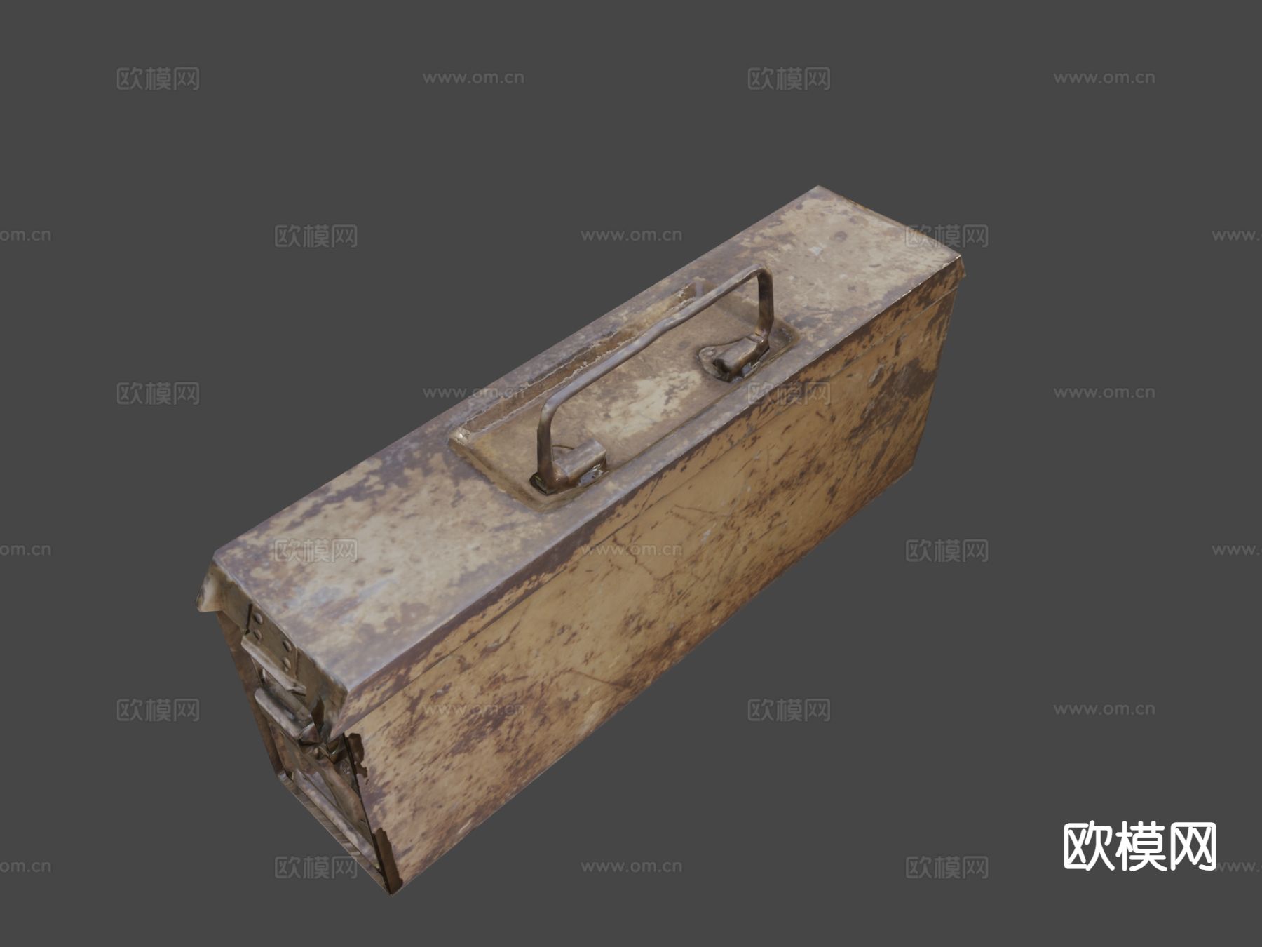 德国弹药箱su模型下载（渲染图4）
