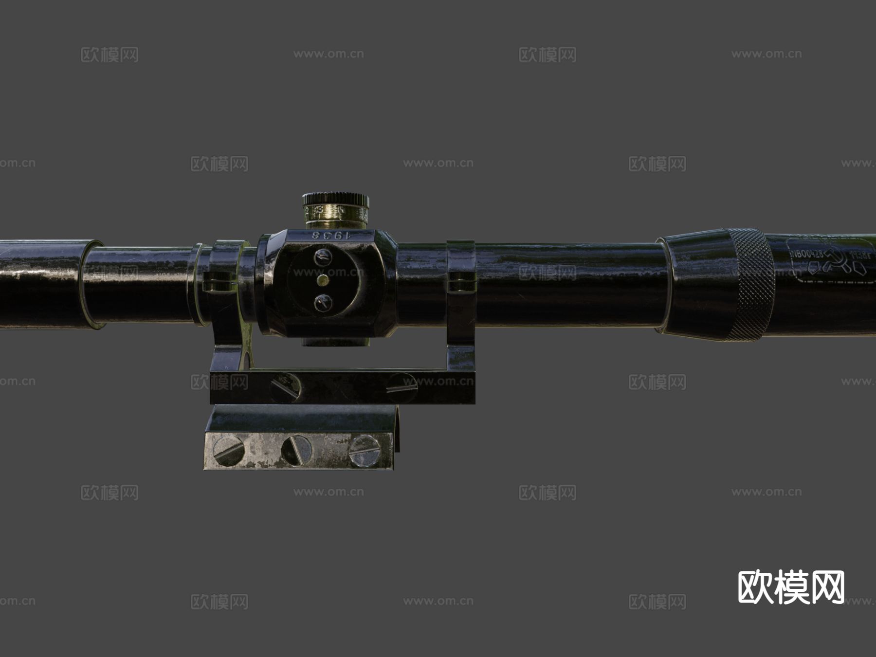 俄罗斯PE瞄准镜su模型下载（渲染图7）