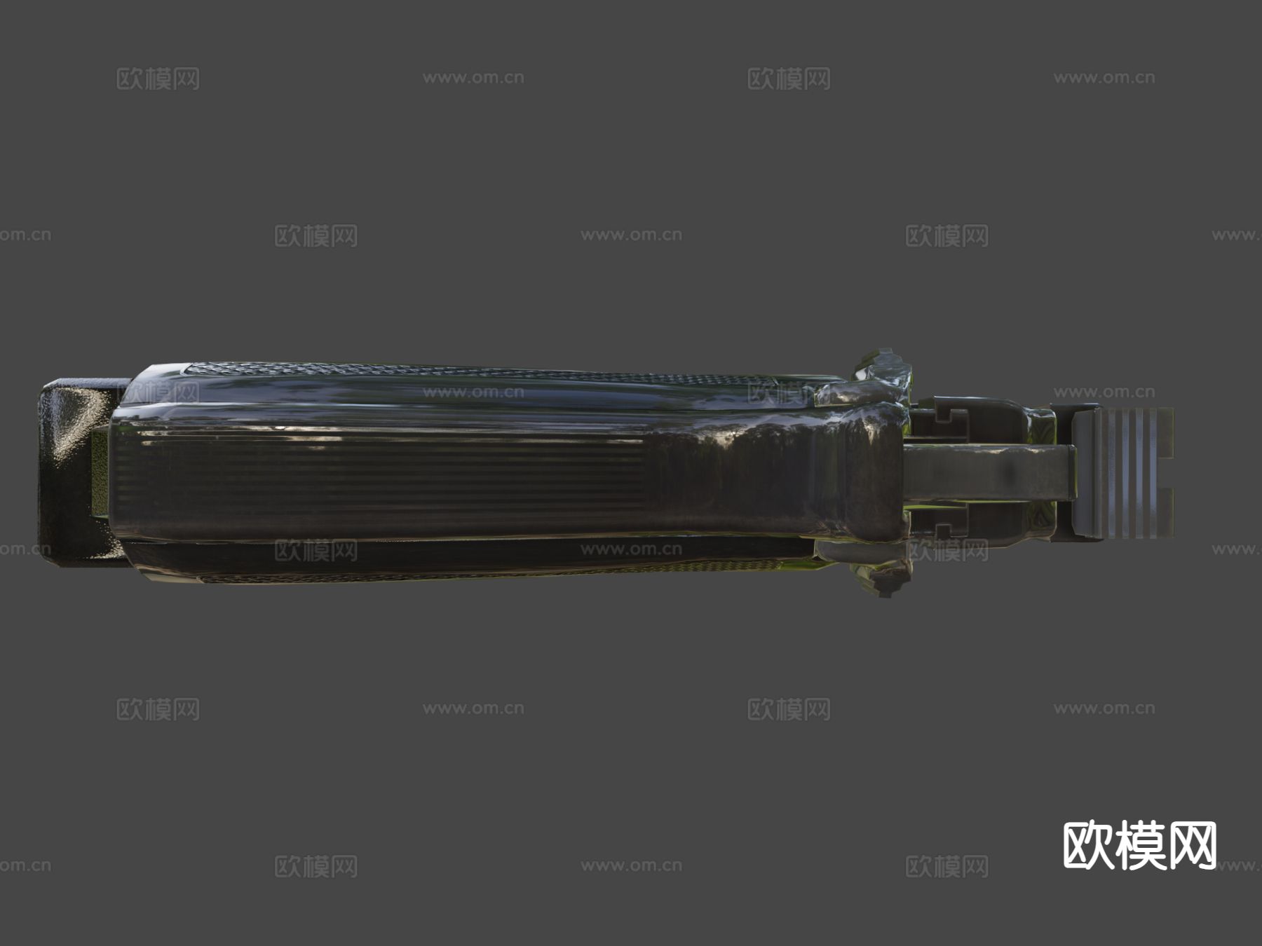 靶标手枪 枪支 枪械su模型下载（渲染图7）