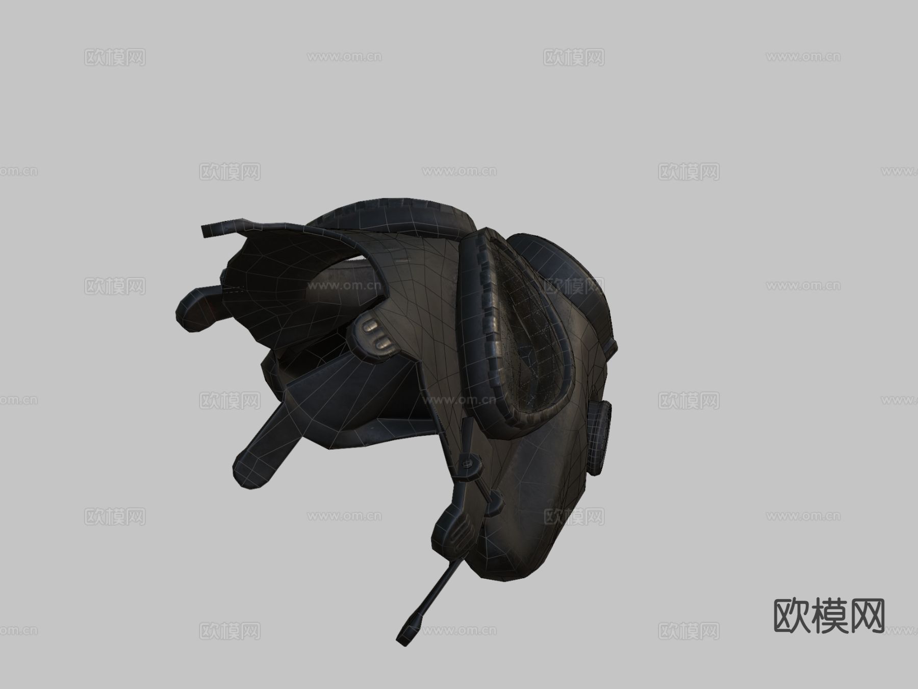 M17防毒面具 面罩su模型下载（渲染图1）