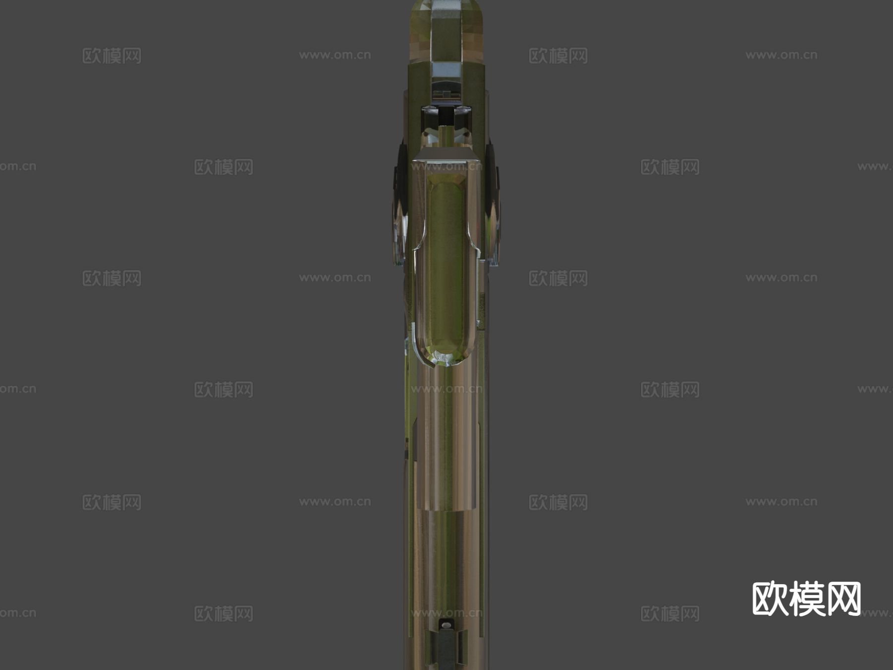 金伯微型手枪su模型下载（渲染图4）