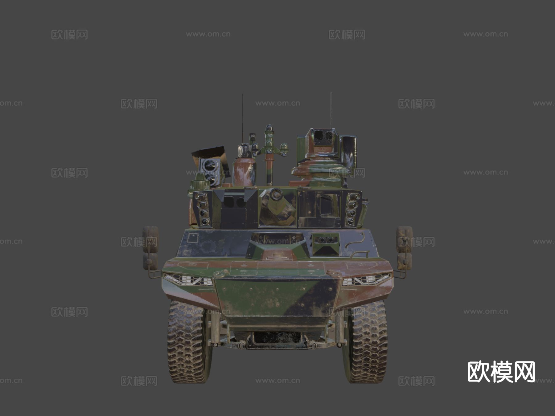 美洲虎坦克su模型下载（渲染图5）