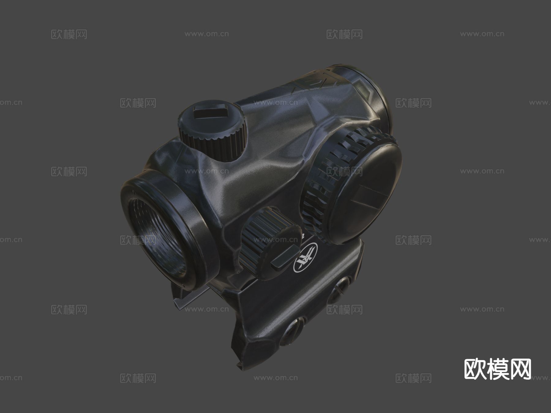 涡流瞄准镜红点su模型下载（渲染图5）