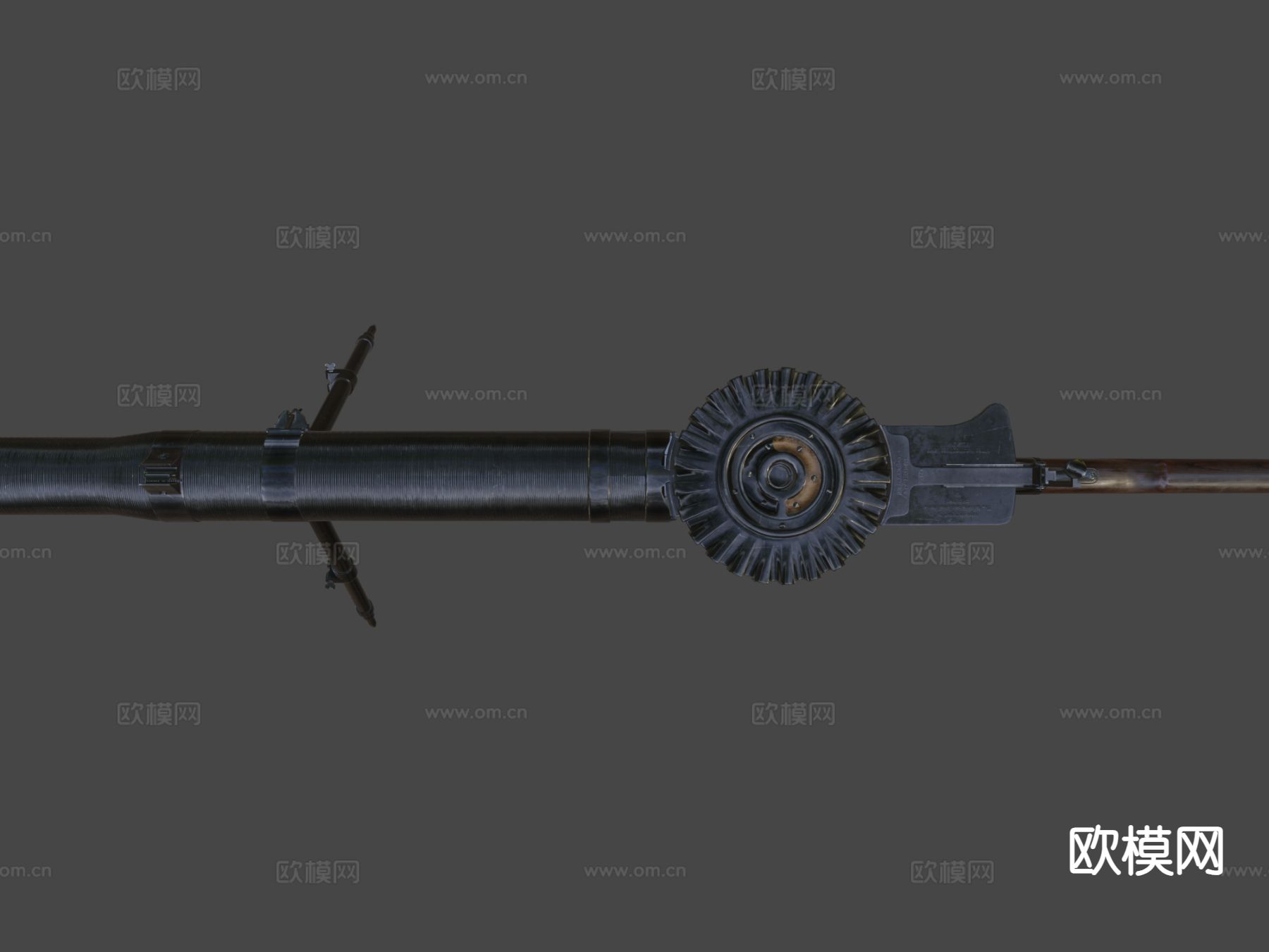 路易斯枪 枪支 枪械su模型下载（渲染图5）