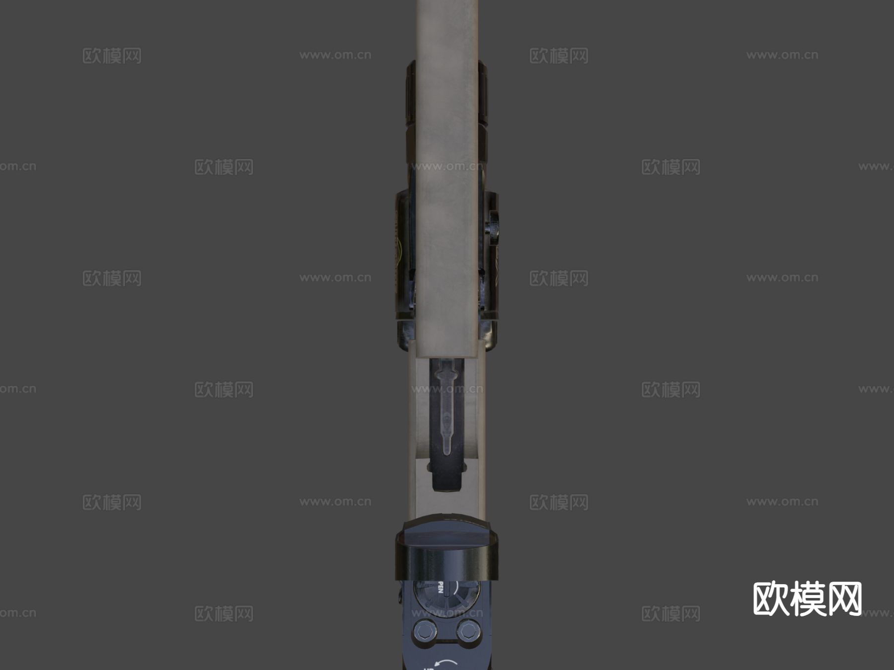 毛瑟沙地战术手枪su模型下载（渲染图5）