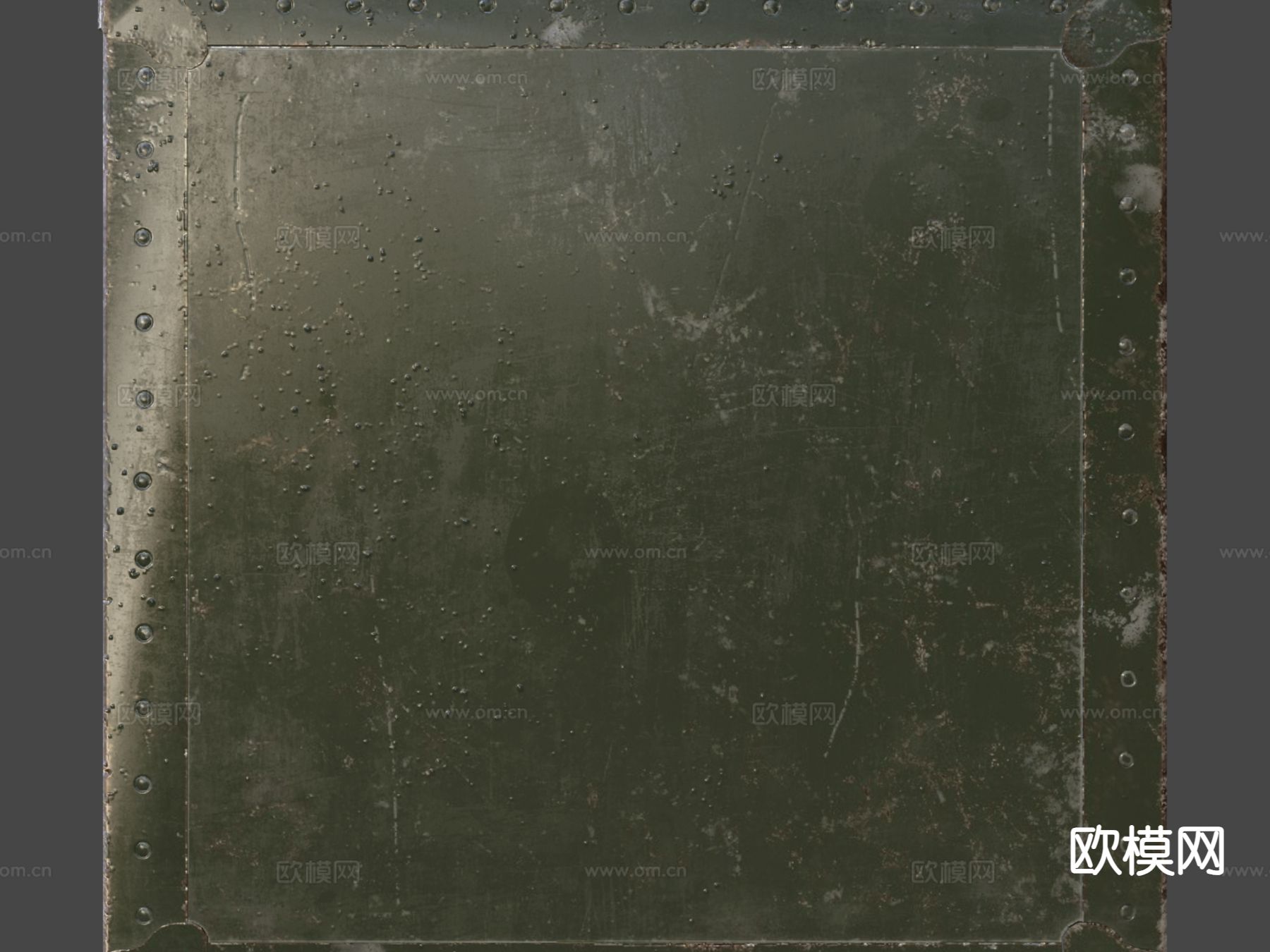 军用箱 武器箱 子弹箱su模型下载（渲染图5）