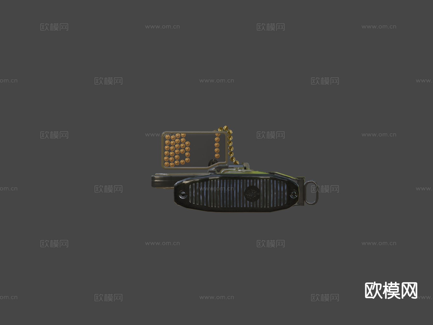 轻机枪su模型下载（渲染图5）