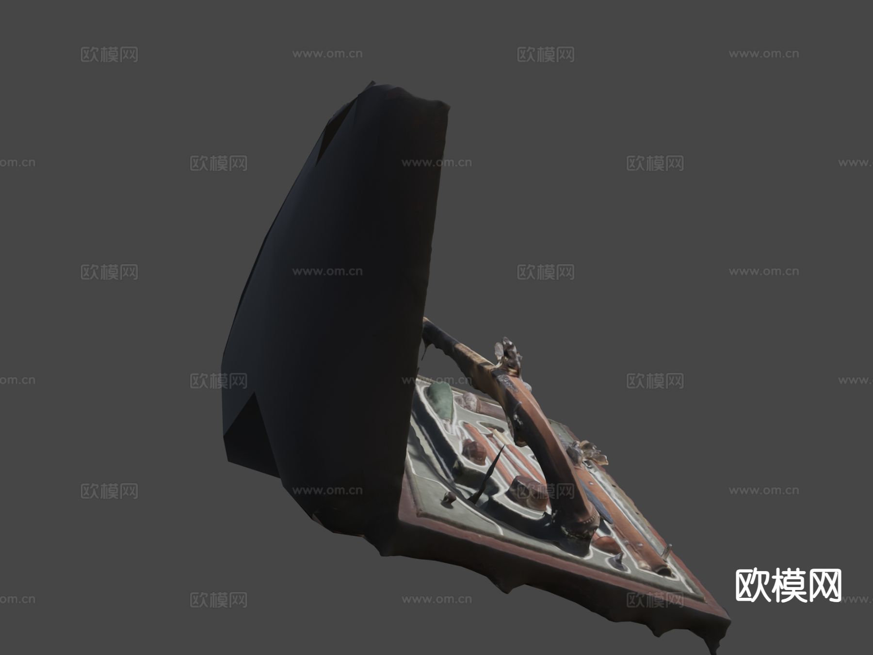 手枪 枪支 枪械su模型下载（渲染图5）