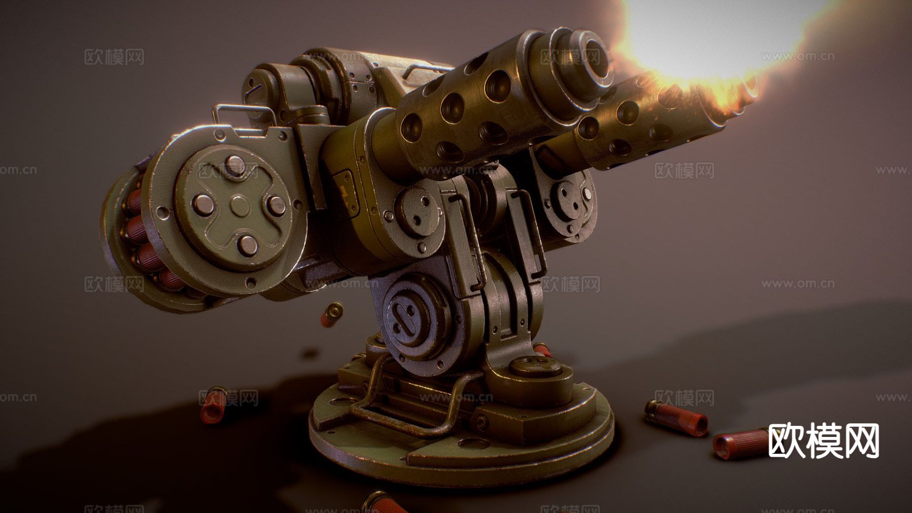 炮塔su模型下载（渲染图2）