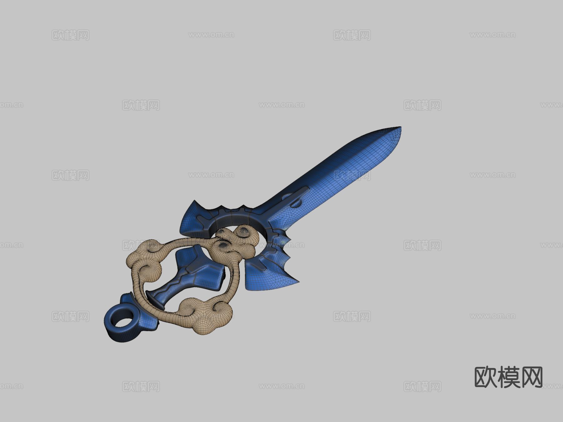 大神之剑su模型下载（渲染图3）