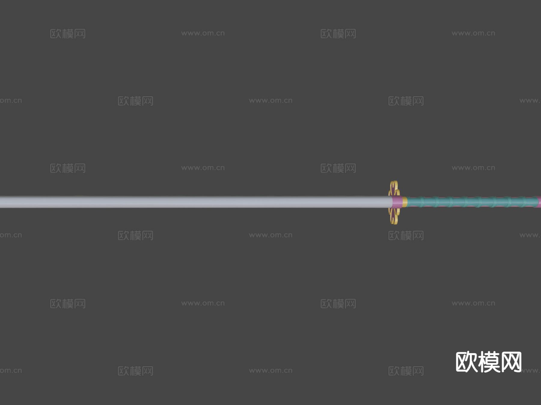 日本短刀 刀刃 武器su模型下载（渲染图7）