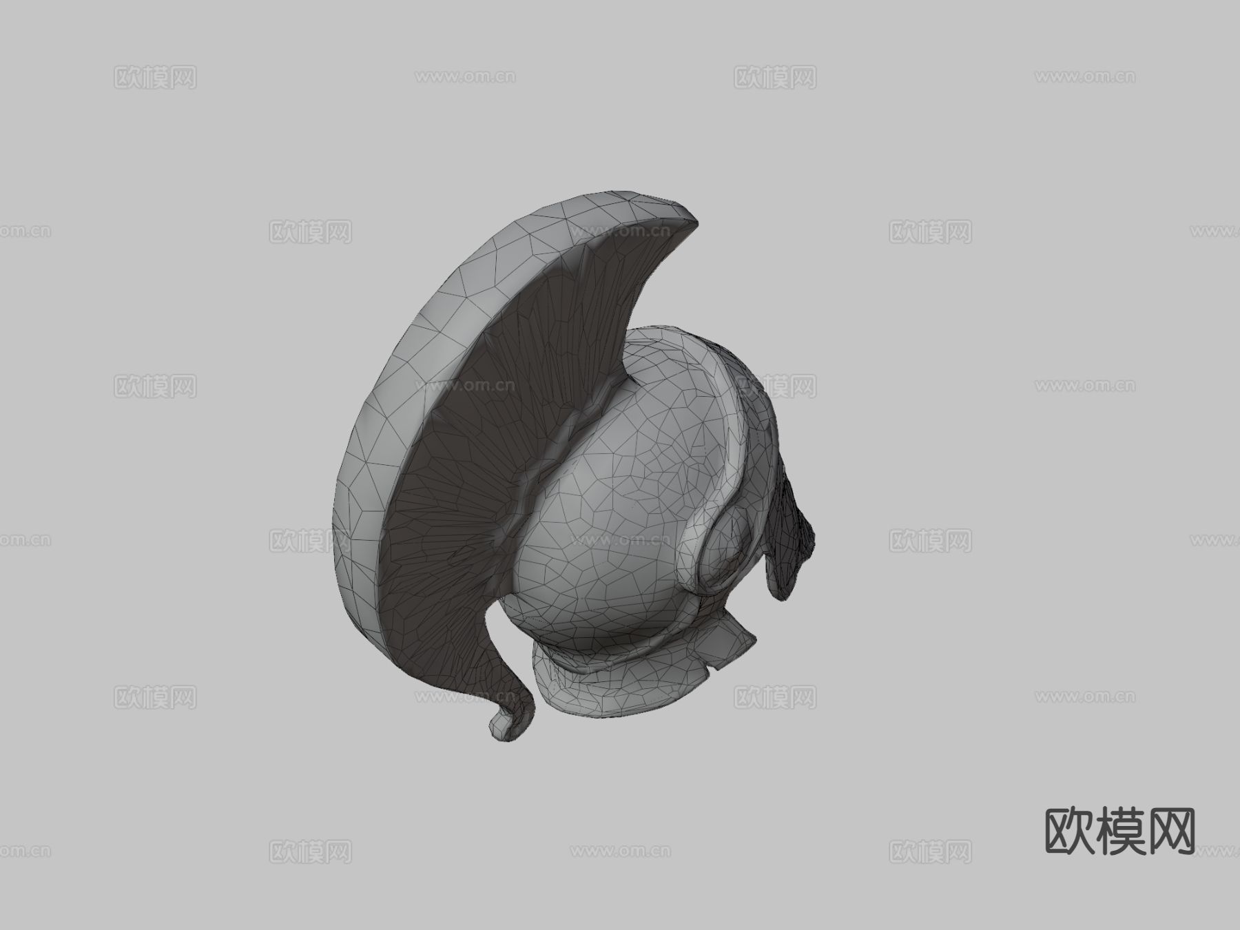 罗马士兵头盔su模型下载（渲染图3）