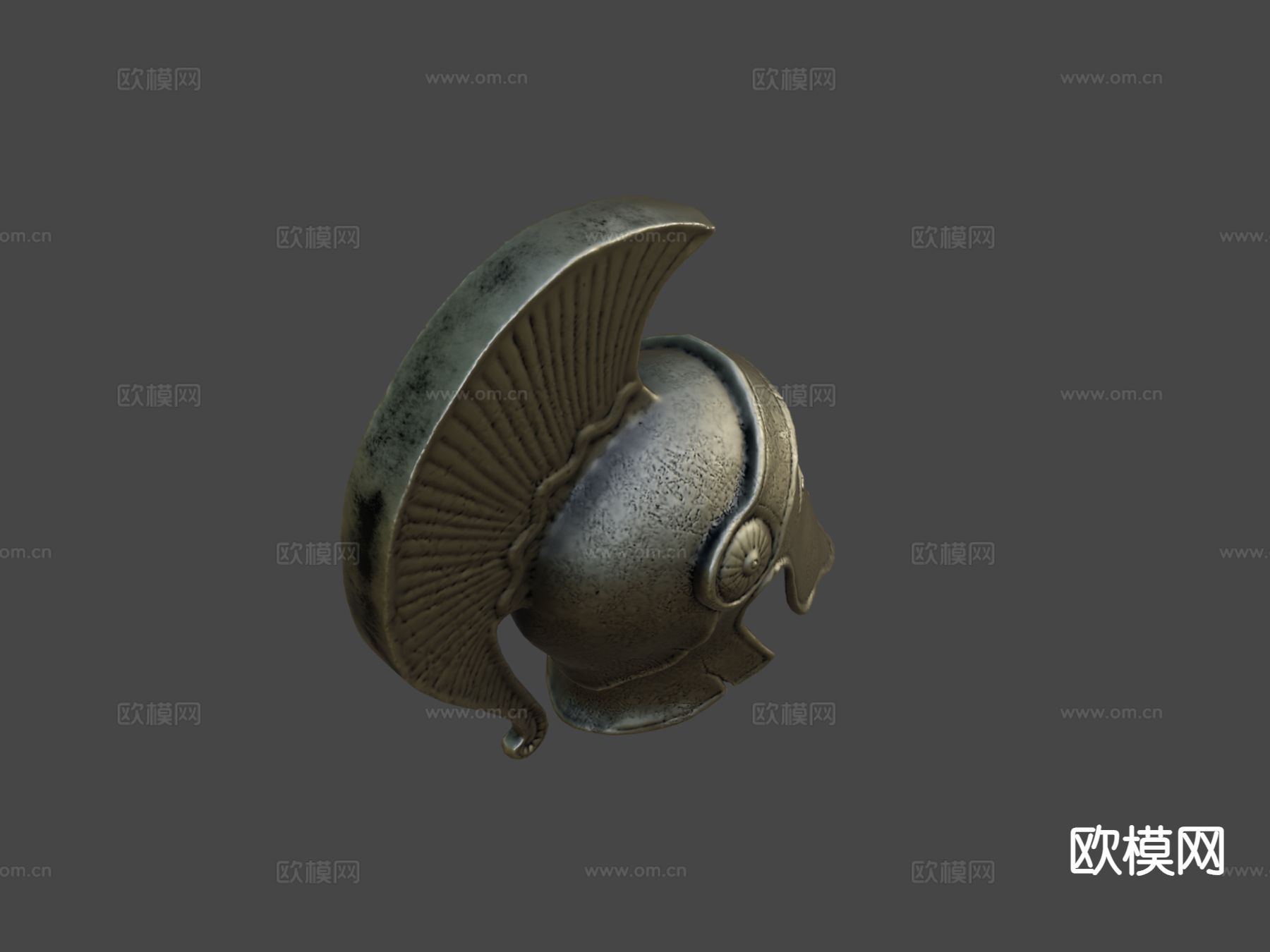 罗马士兵头盔su模型下载（渲染图4）