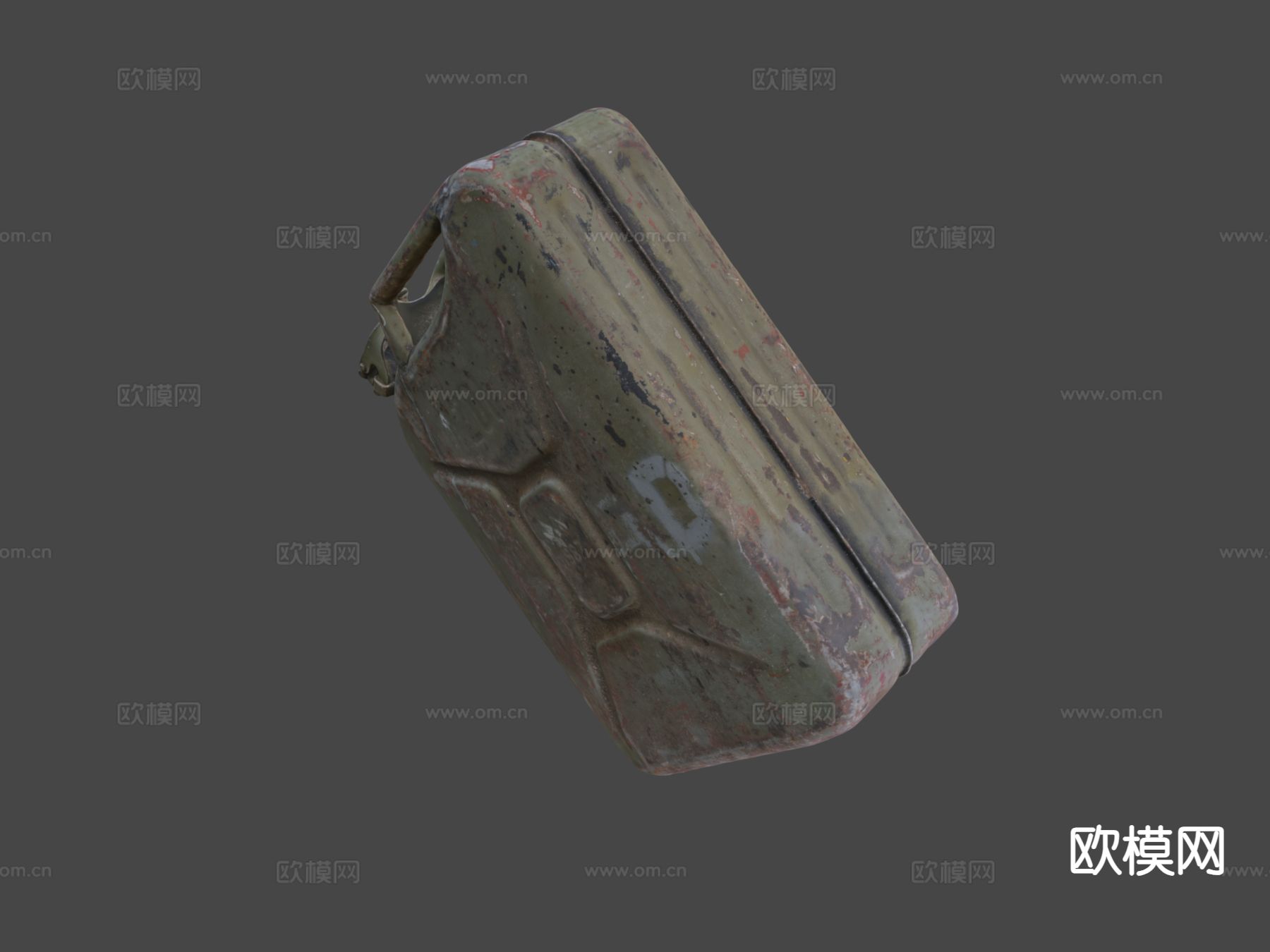 汽油罐 油桶su模型下载（渲染图4）