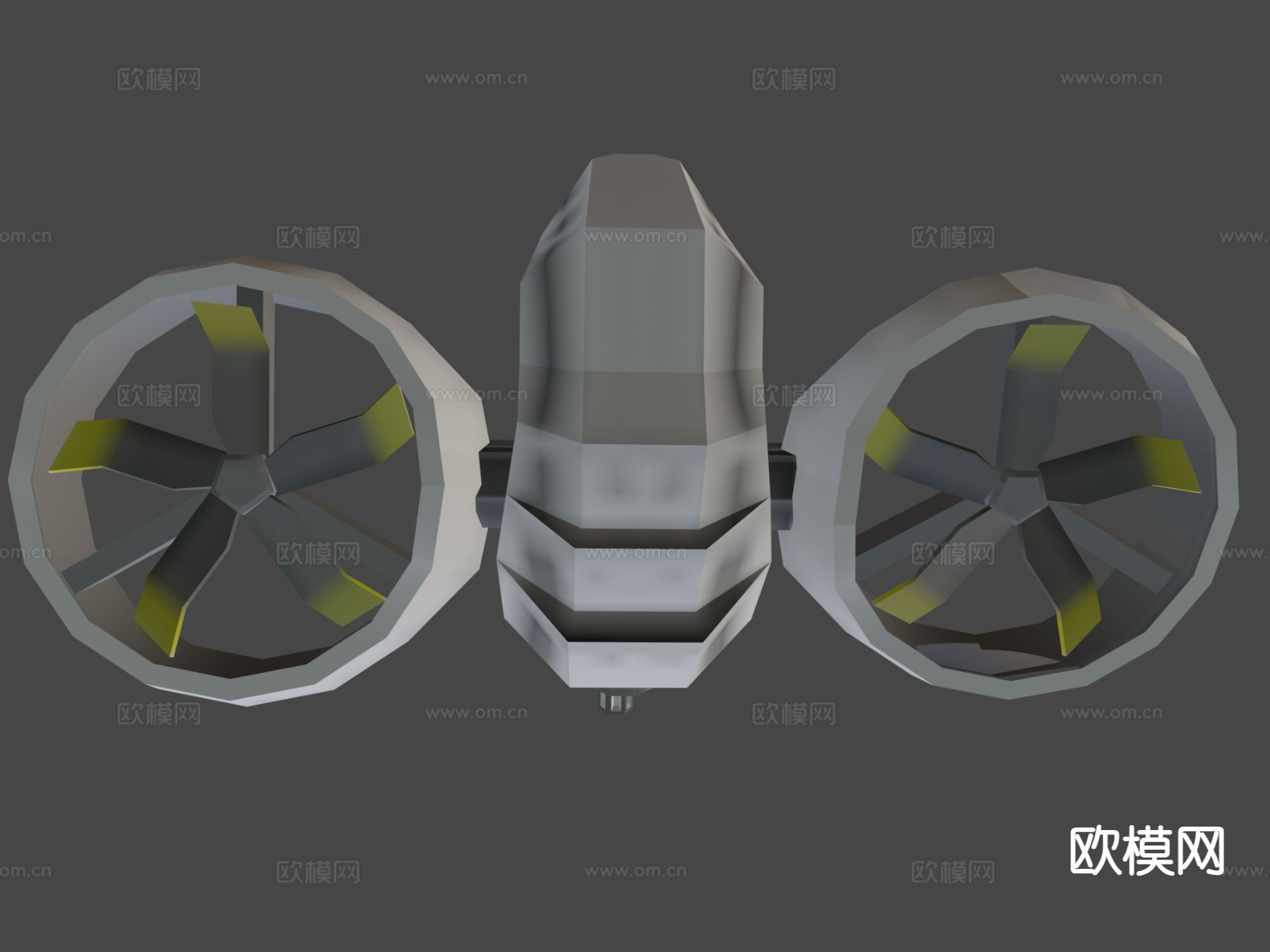 无人机su模型下载（渲染图6）