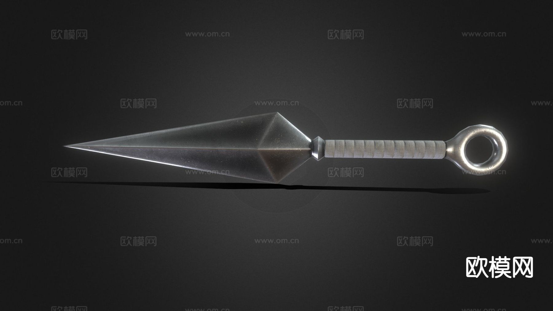 苦无飞镖su模型下载（渲染图2）