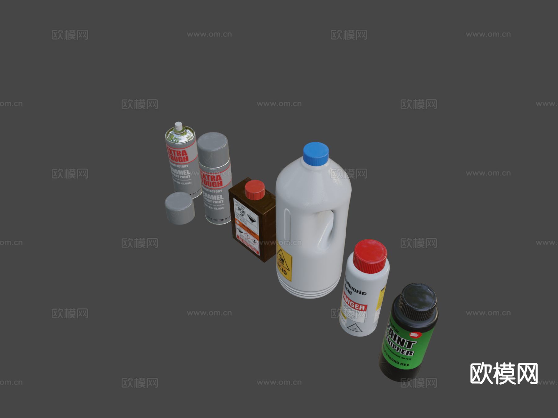 化学产品 医疗用品su模型下载（渲染图5）