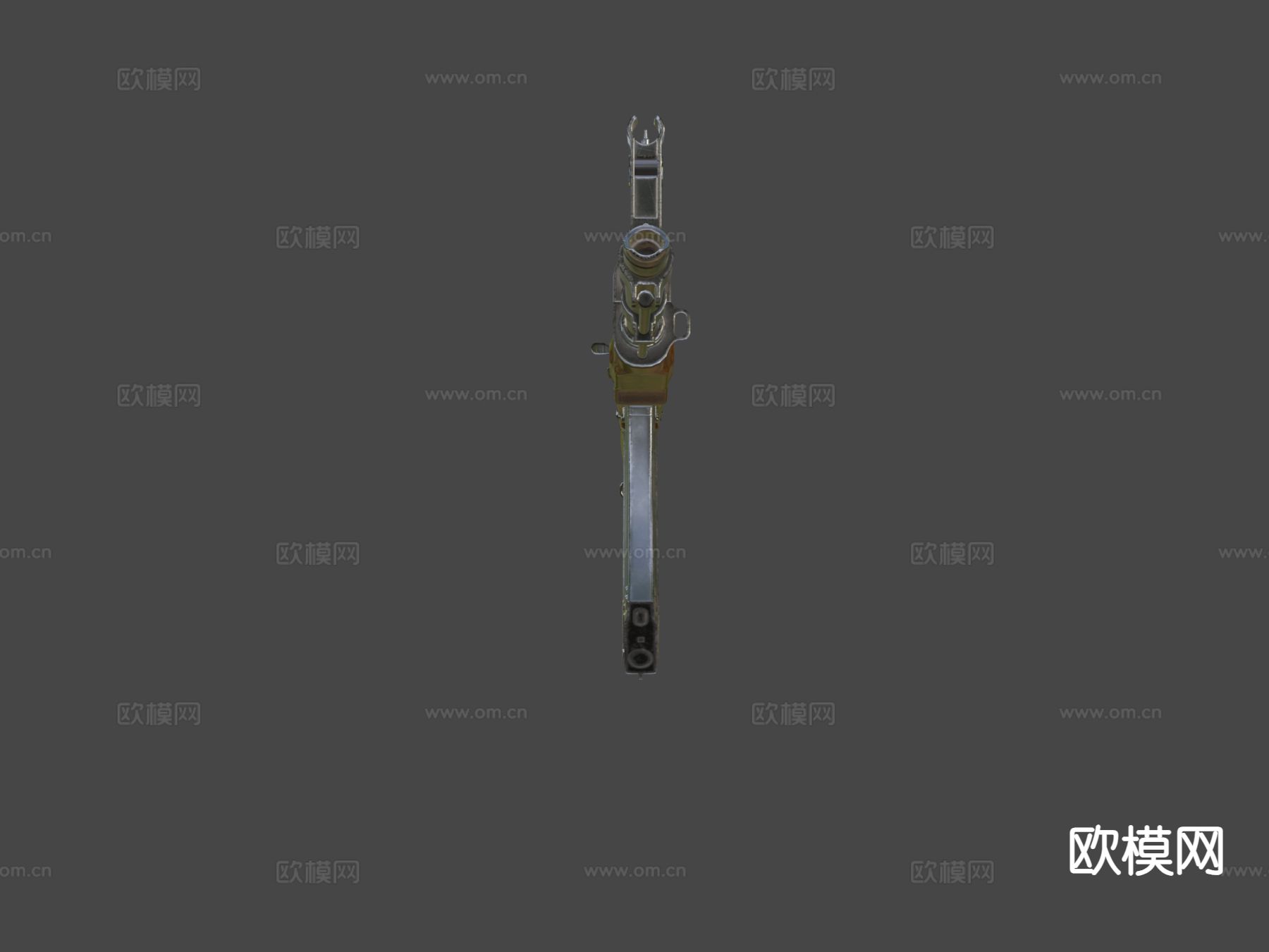 AK-47步枪 枪支 枪械su模型下载（渲染图4）