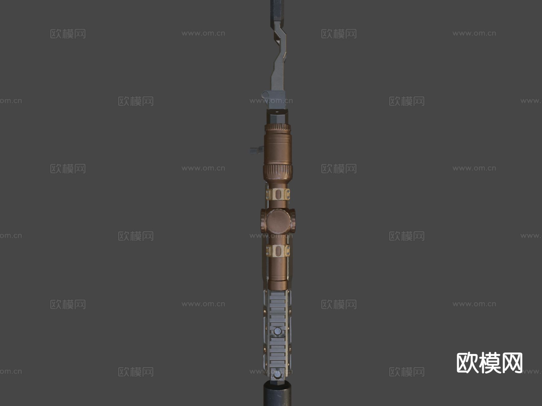 狙击步枪 枪支 枪械su模型下载（渲染图5）