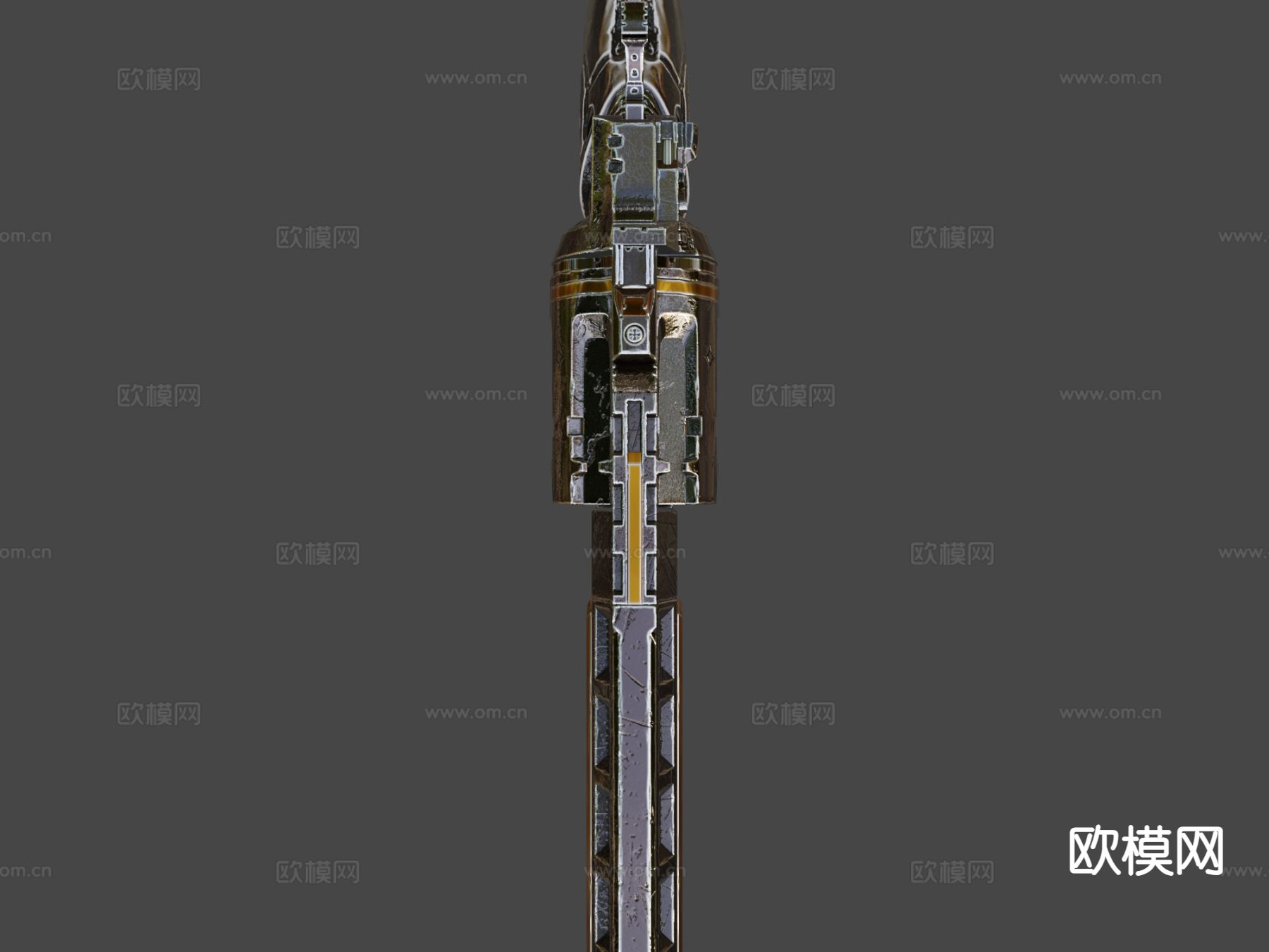 左轮手枪 枪支 枪械su模型下载（渲染图5）