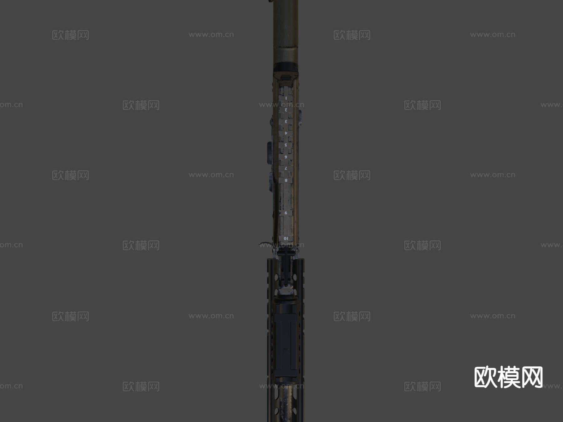 M762 突击步枪 枪支 枪械su模型下载（渲染图6）