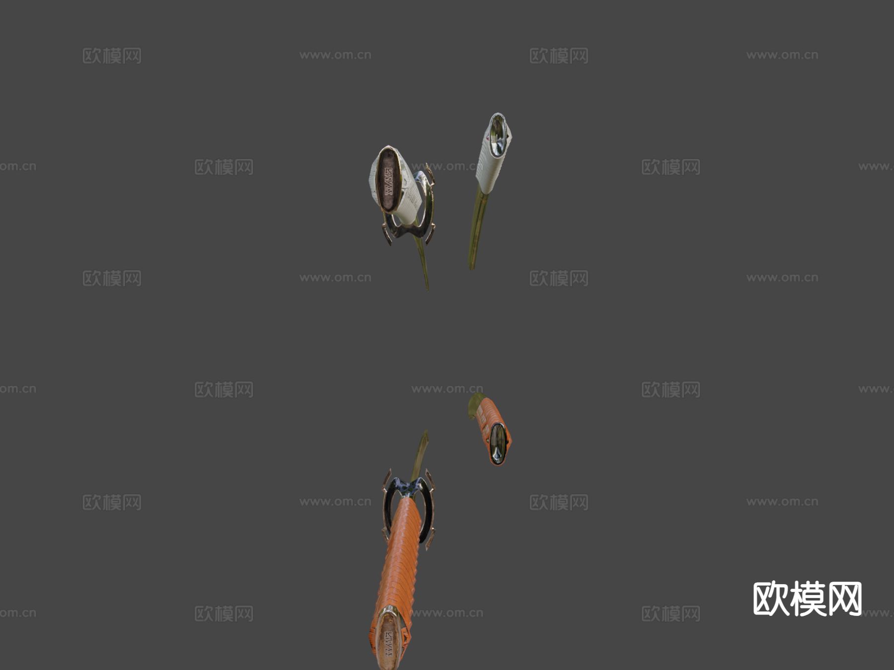 未来武士刀su模型下载（渲染图6）