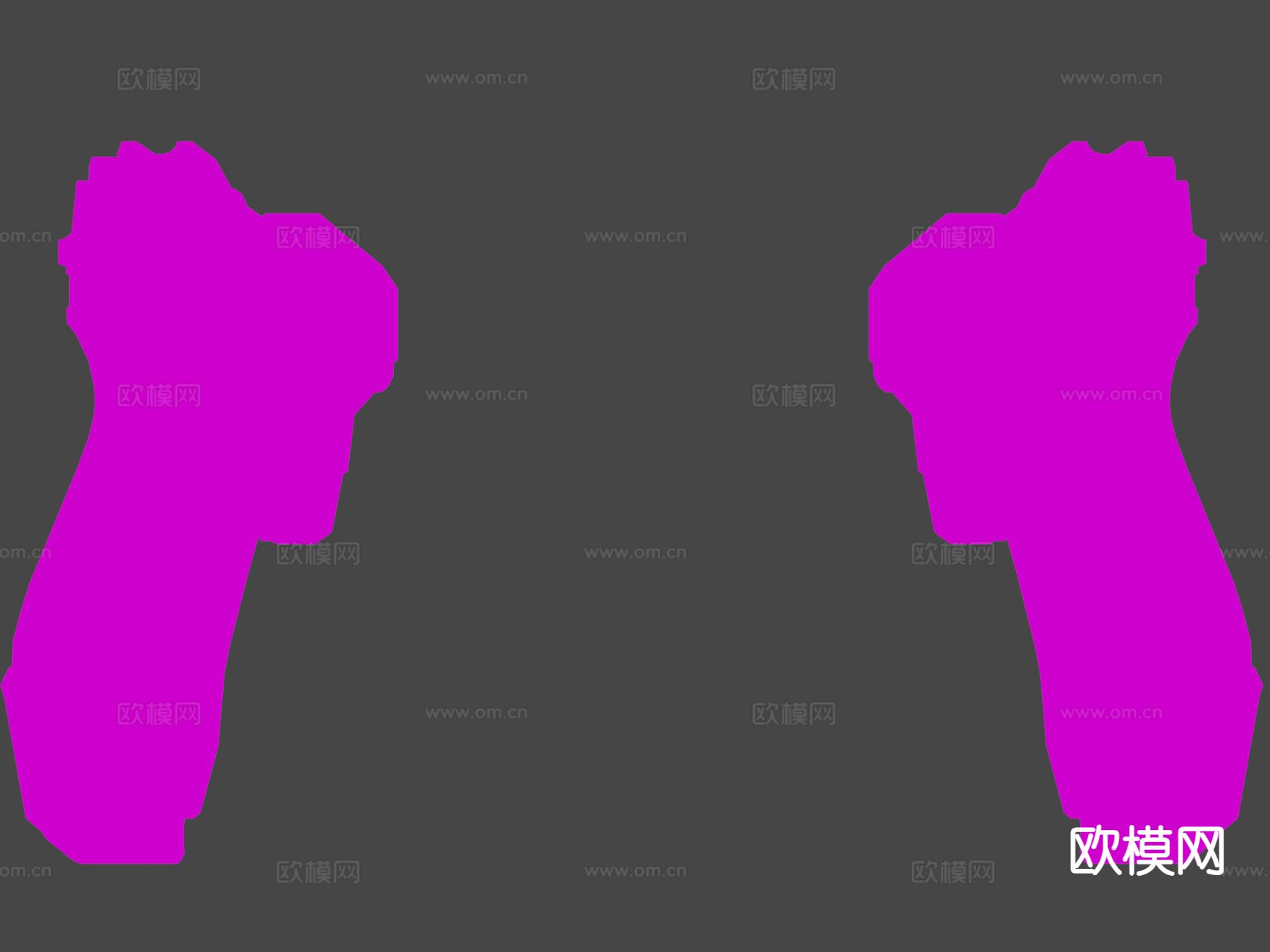 科幻枪械su模型下载（渲染图6）