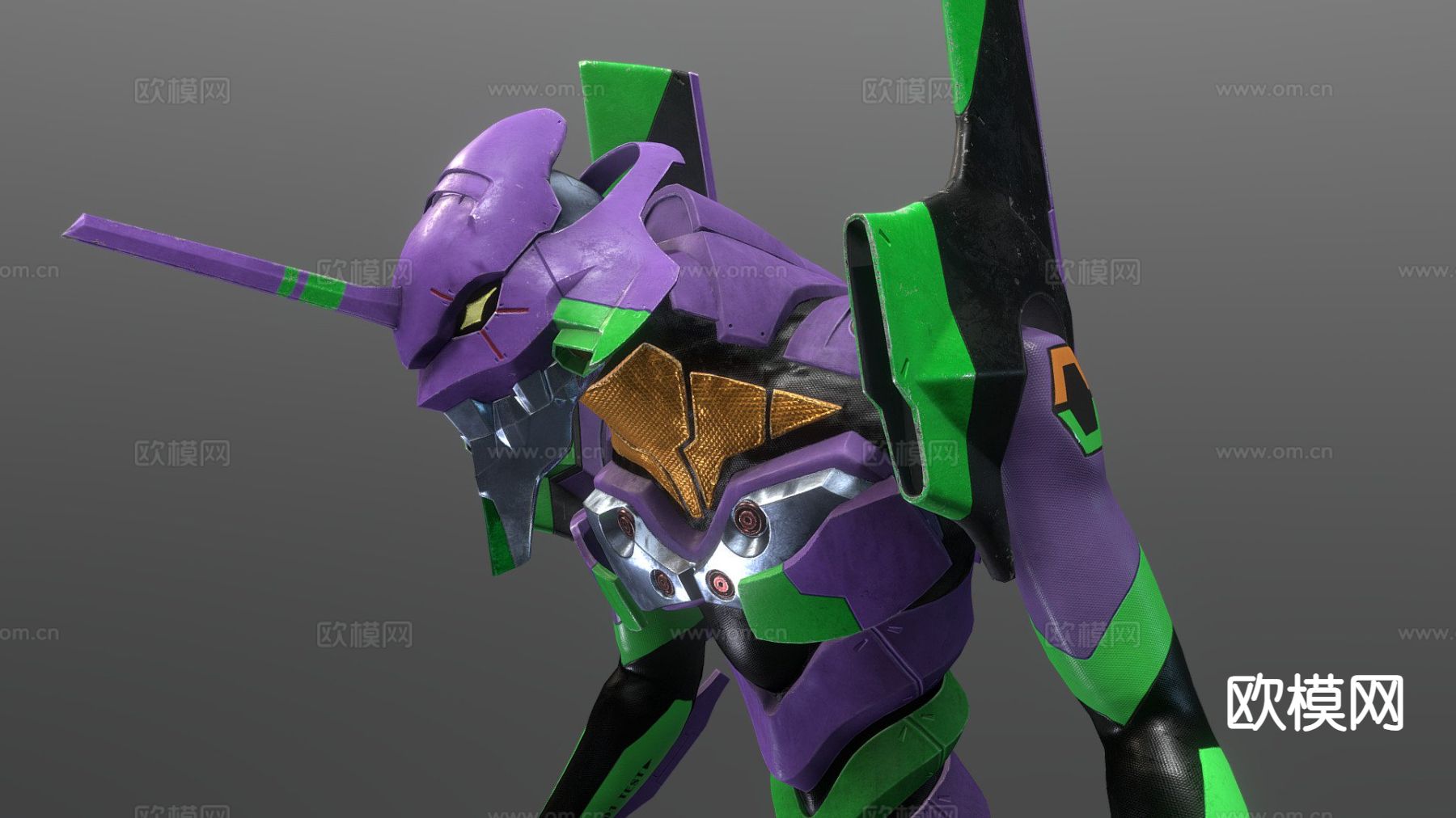 机械怪物su模型下载（渲染图2）