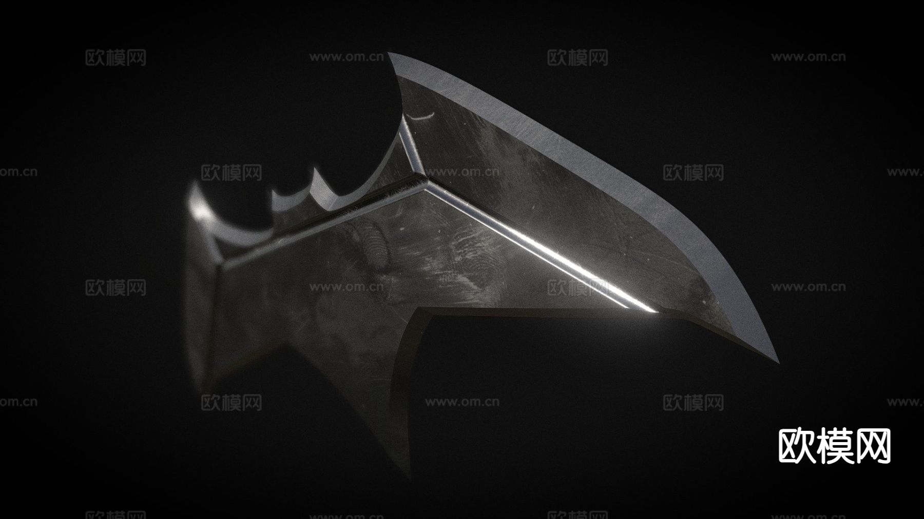 蝙蝠侠的飞镖su模型下载（渲染图2）