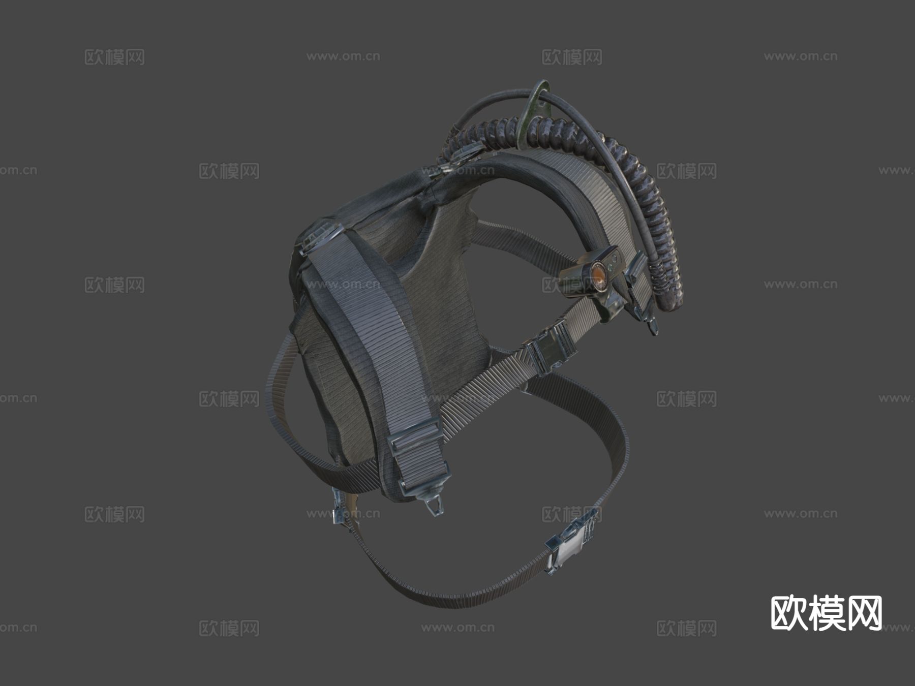 战术防弹作战背包su模型下载（渲染图4）