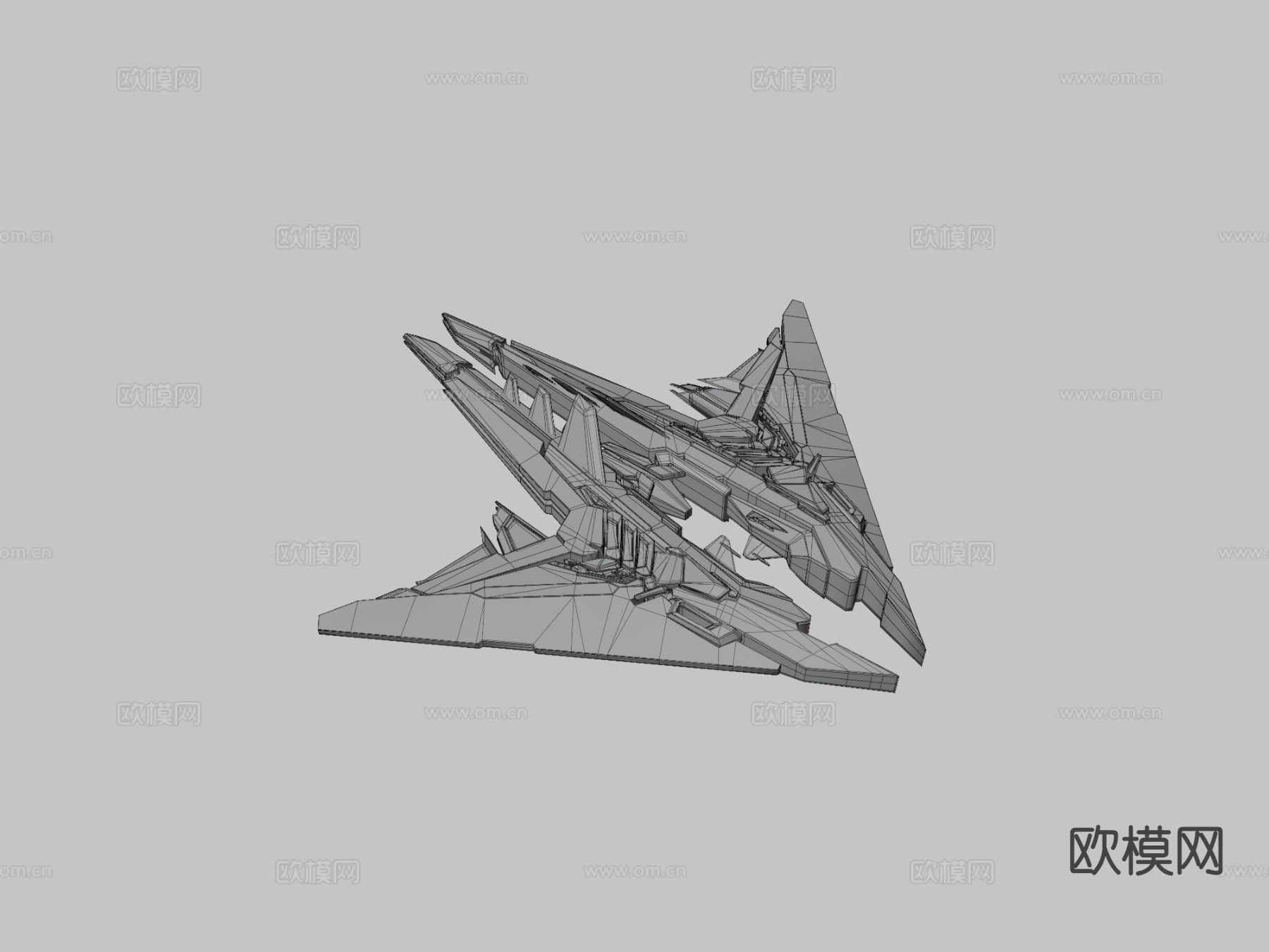 宇宙飞船su模型下载（渲染图1）